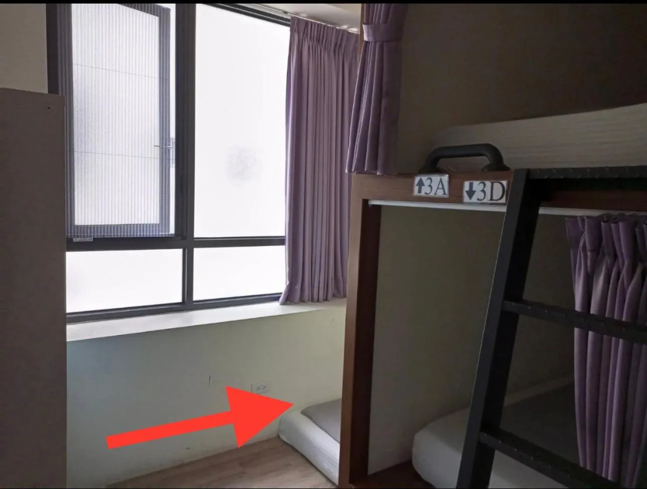 Bed in Knock Knock Hostel