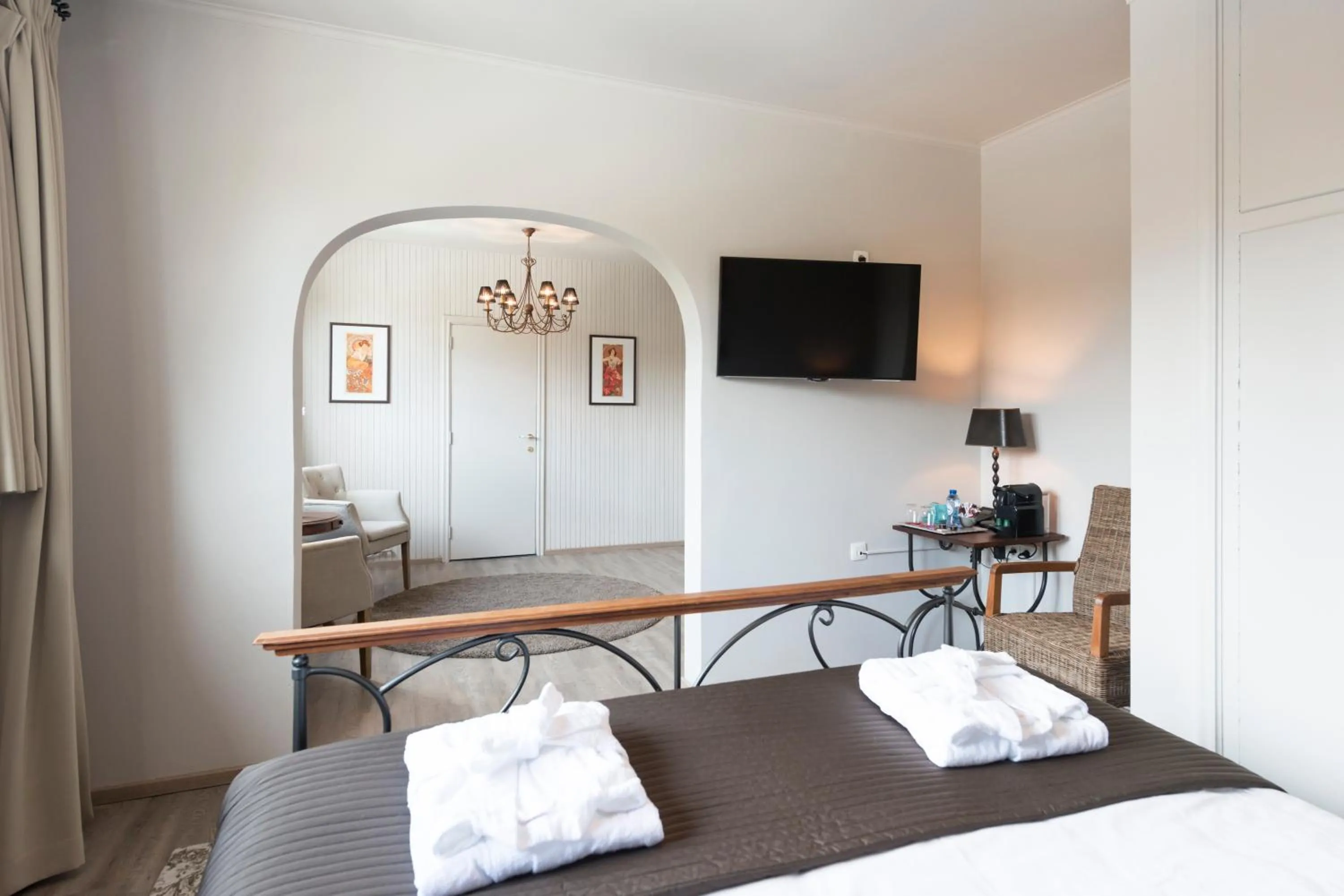 Bed in Charmehotel Klokkenhof