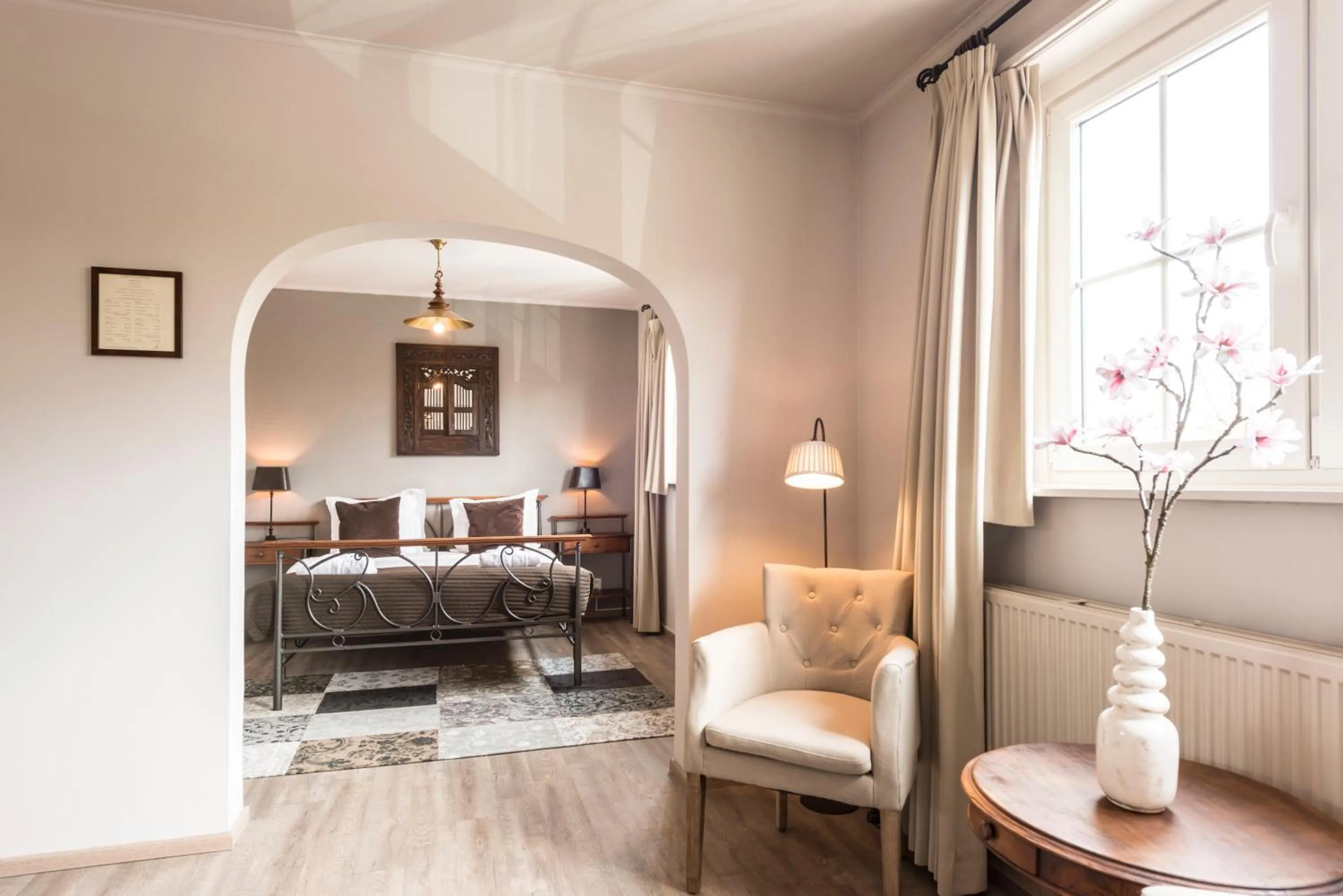 Bed in Charmehotel Klokkenhof