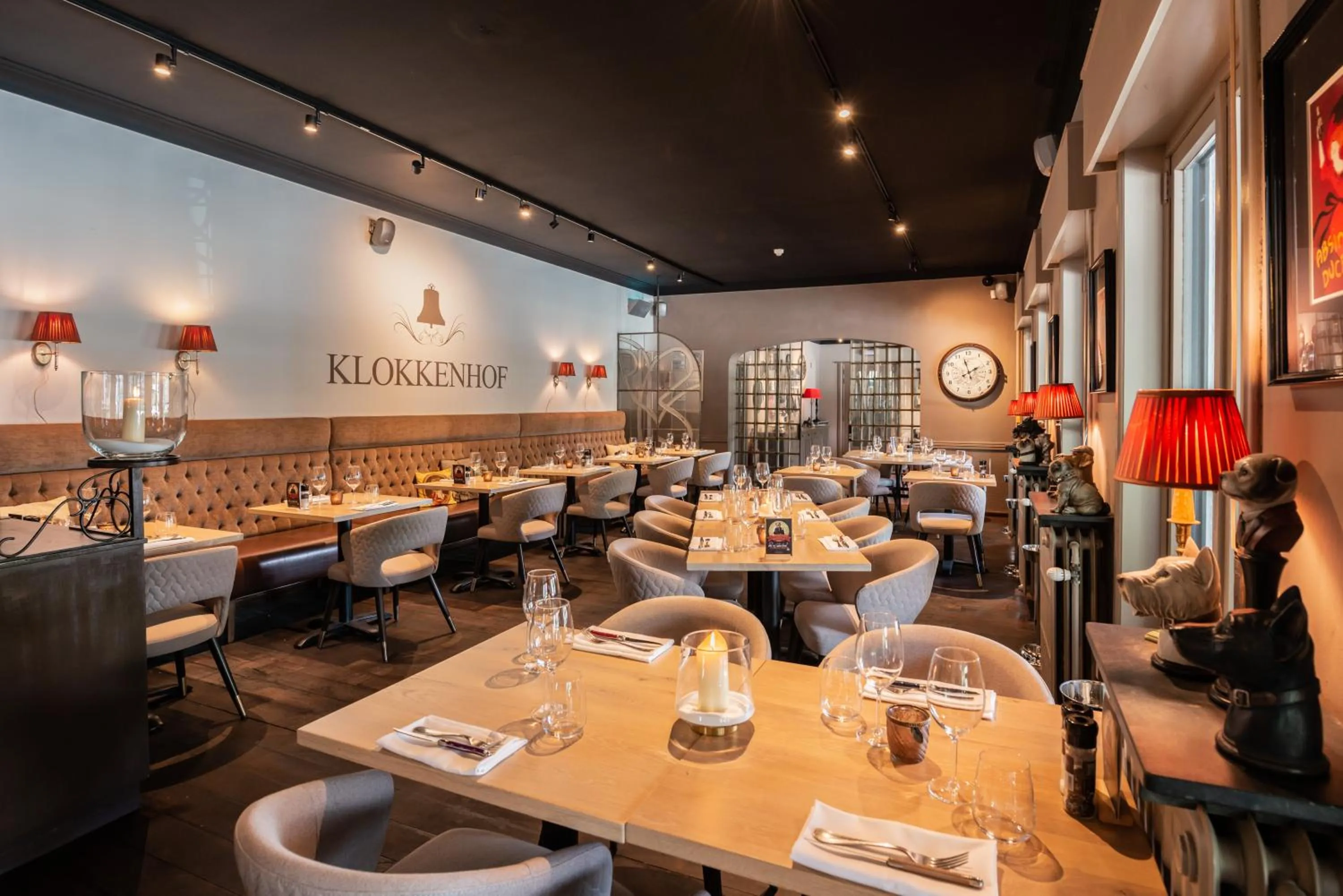 Restaurant/places to eat in Charmehotel Klokkenhof