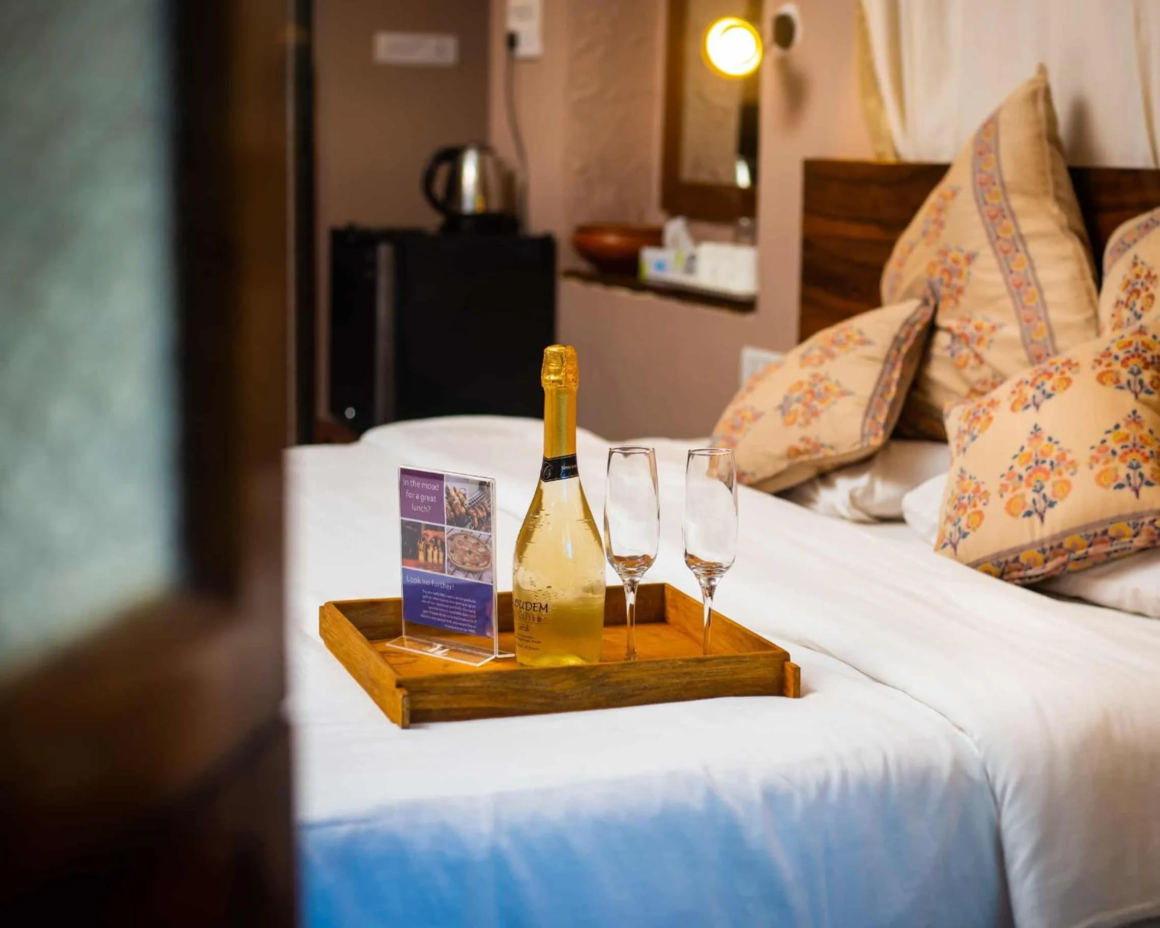 Drinks, Bed in Fiesta Beach Resort