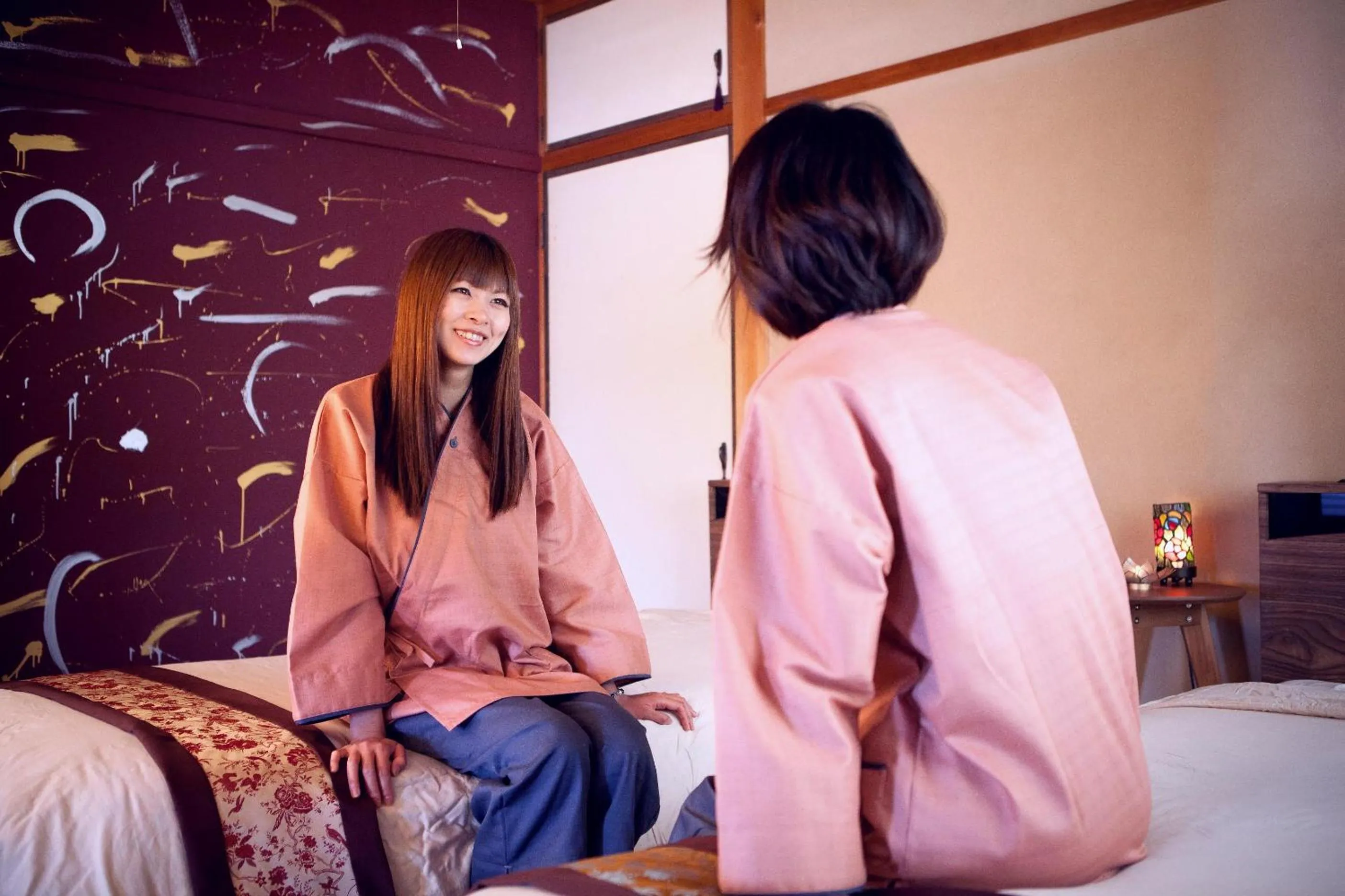 Photo of the whole room, Bed in Uminone