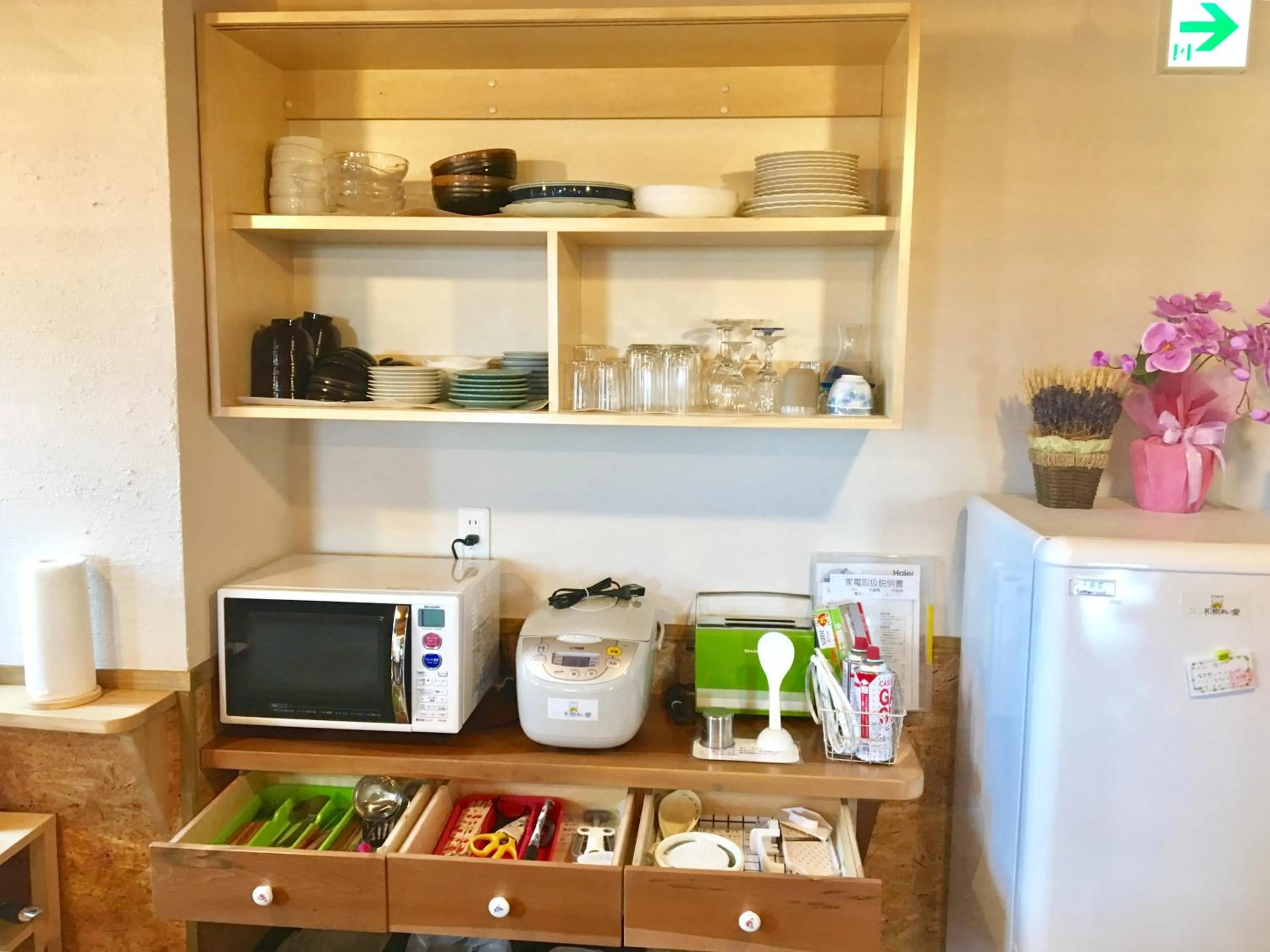 Kitchen or kitchenette in Country Cottage Wakiaiai