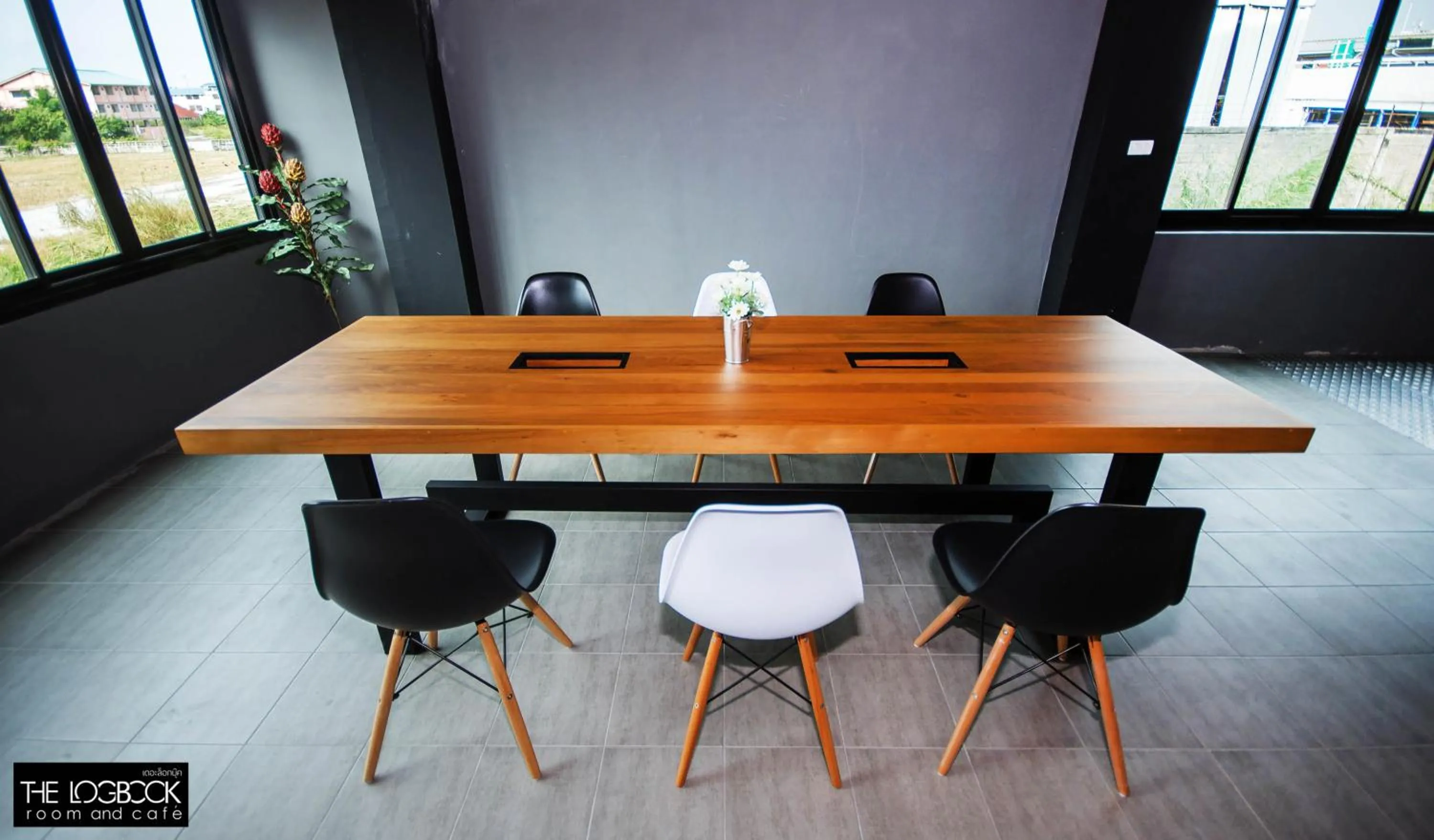 Staff in The LogBook Room and Cafe'