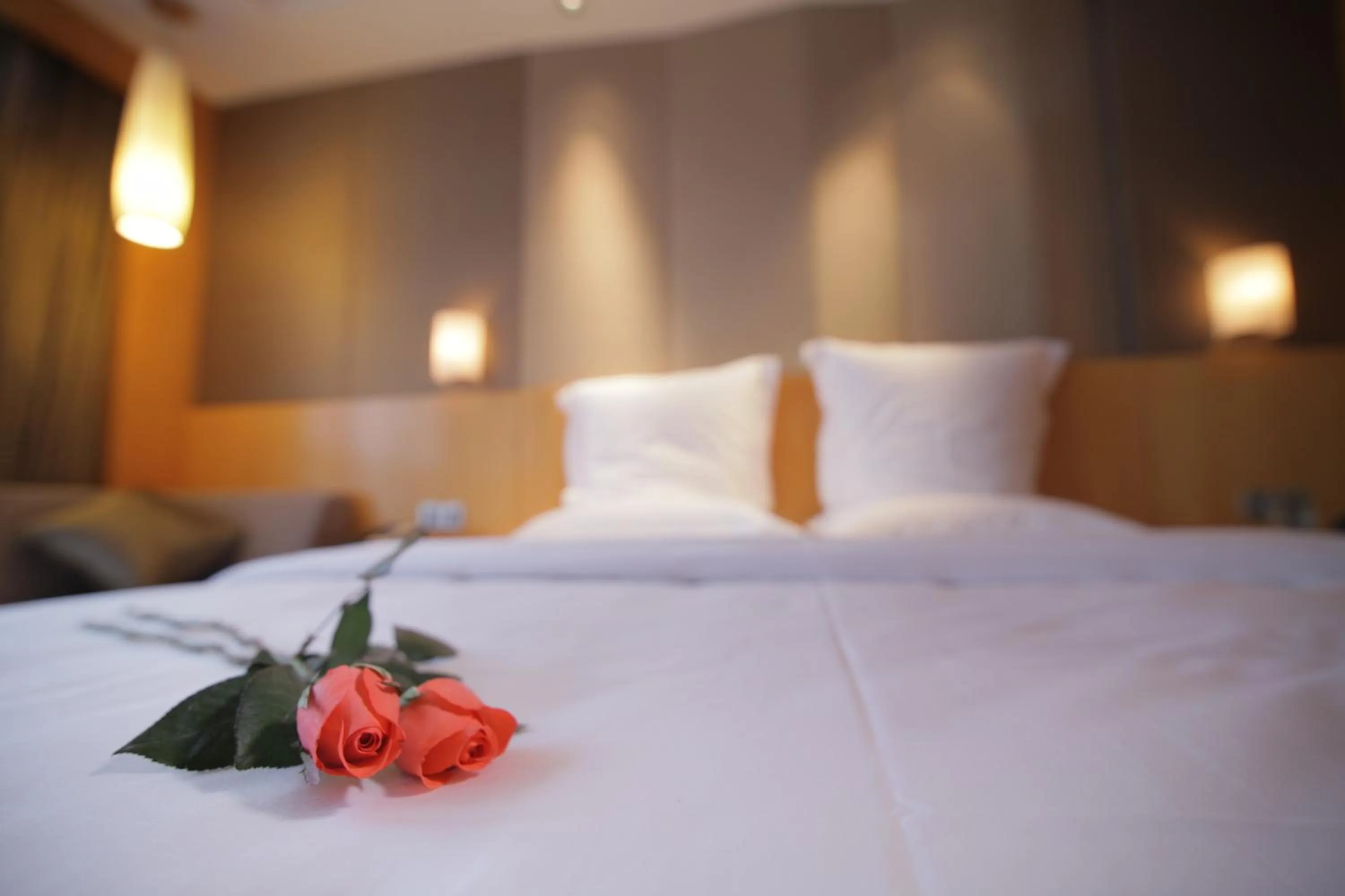 Bed in Huangyan Yaoda Hotel