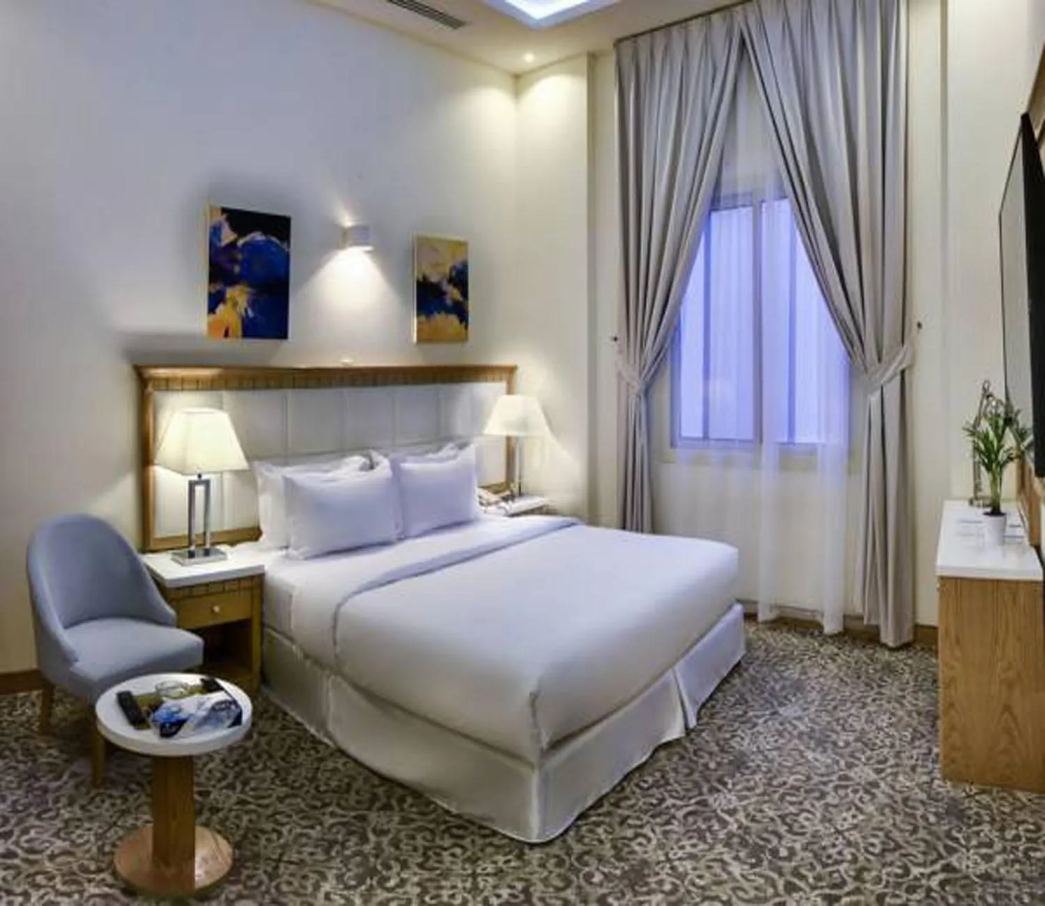 TV and multimedia, Bed in Golden Dune Hotel AlFayhaa