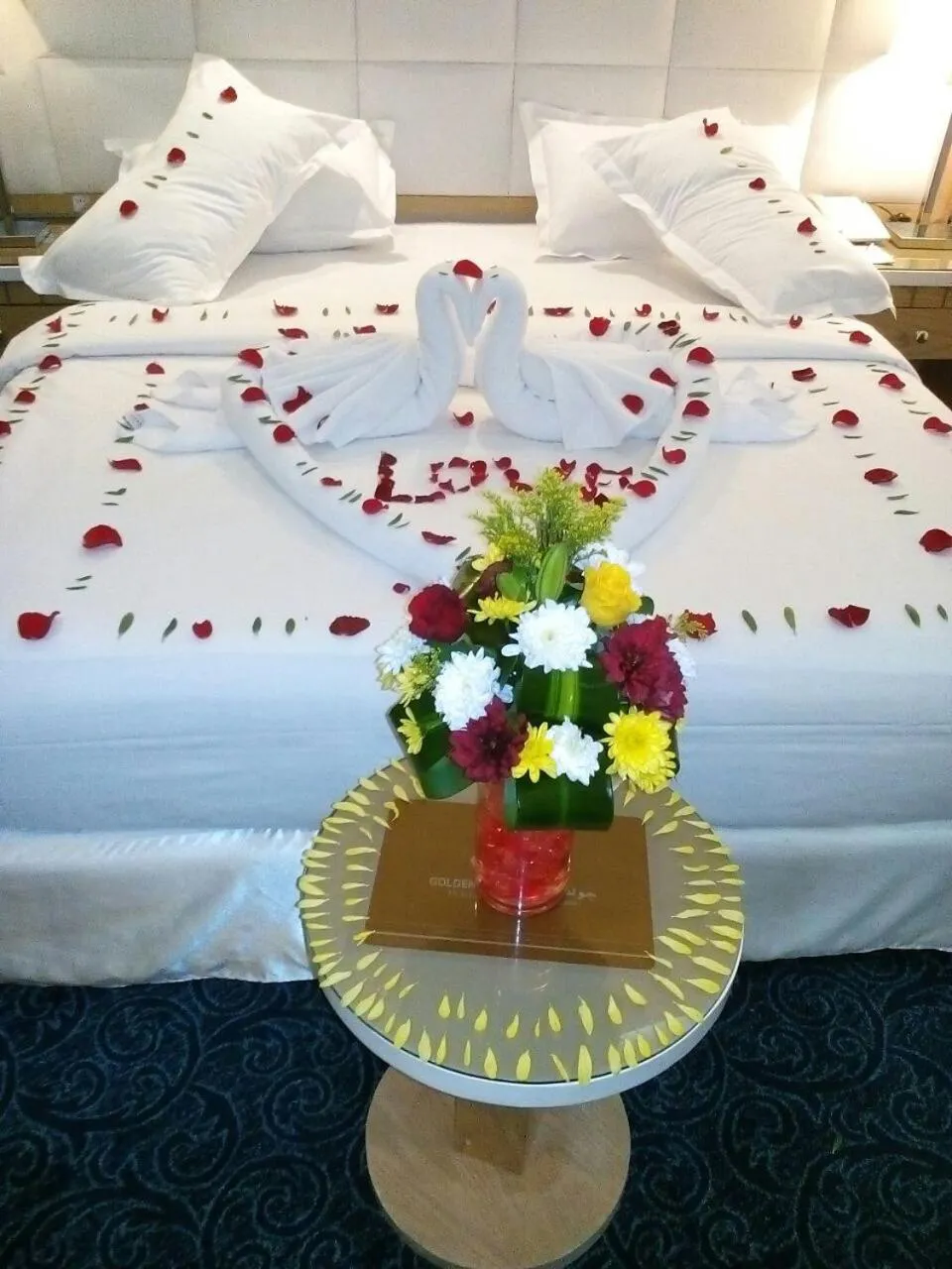 Bed in Golden Dune Hotel AlFayhaa