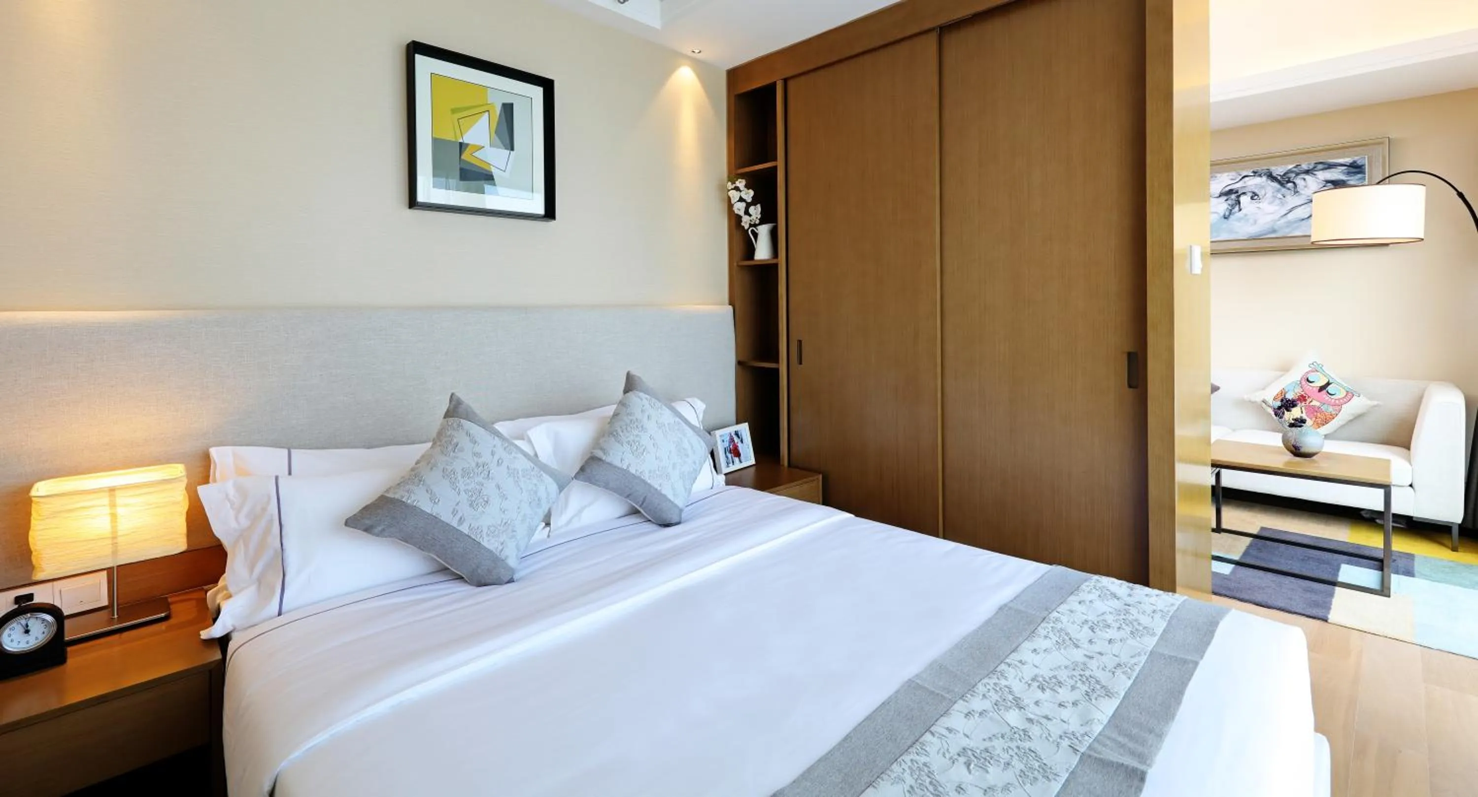 Bed in Yuwa Serviced Residence
