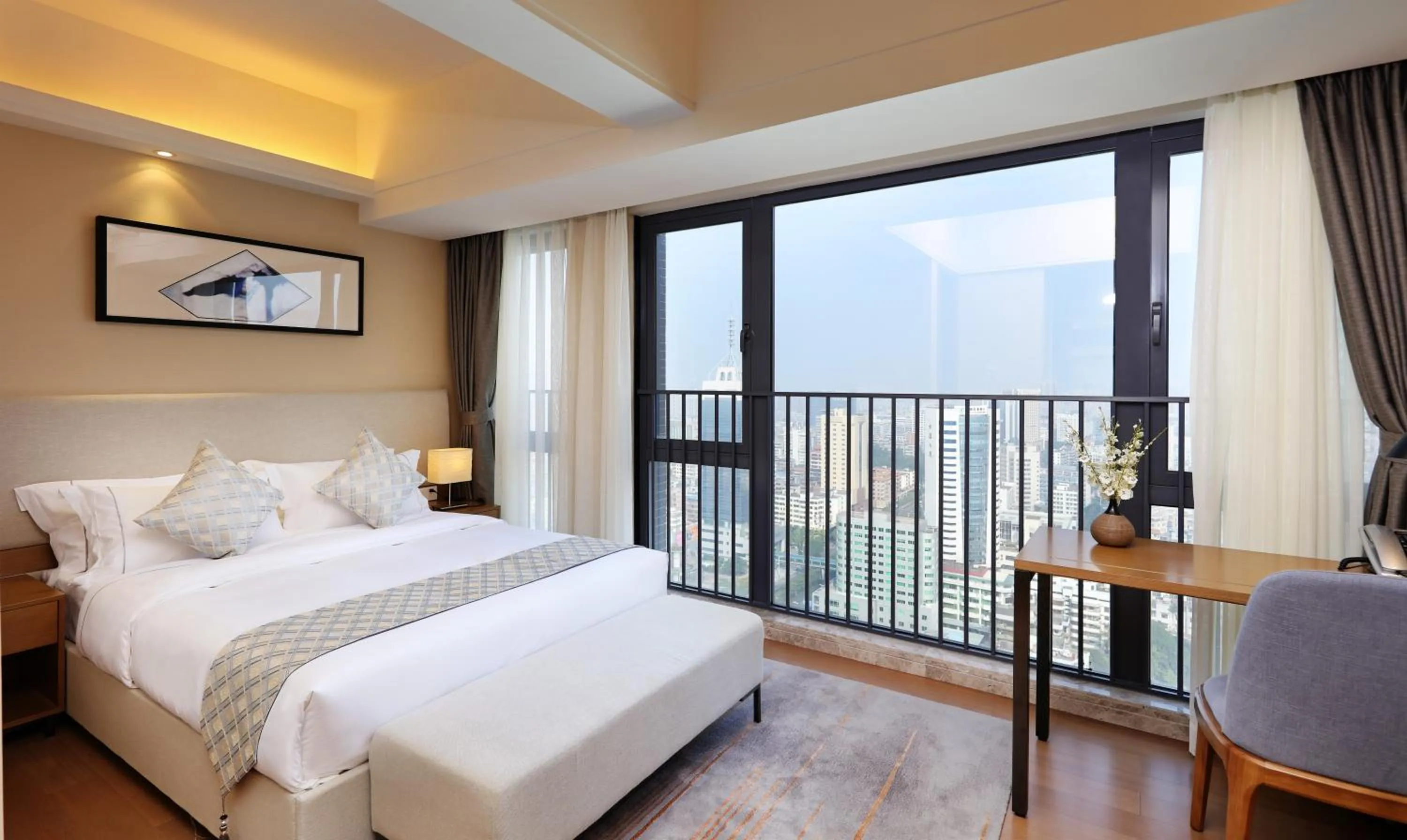 Bed in Yuwa Serviced Residence