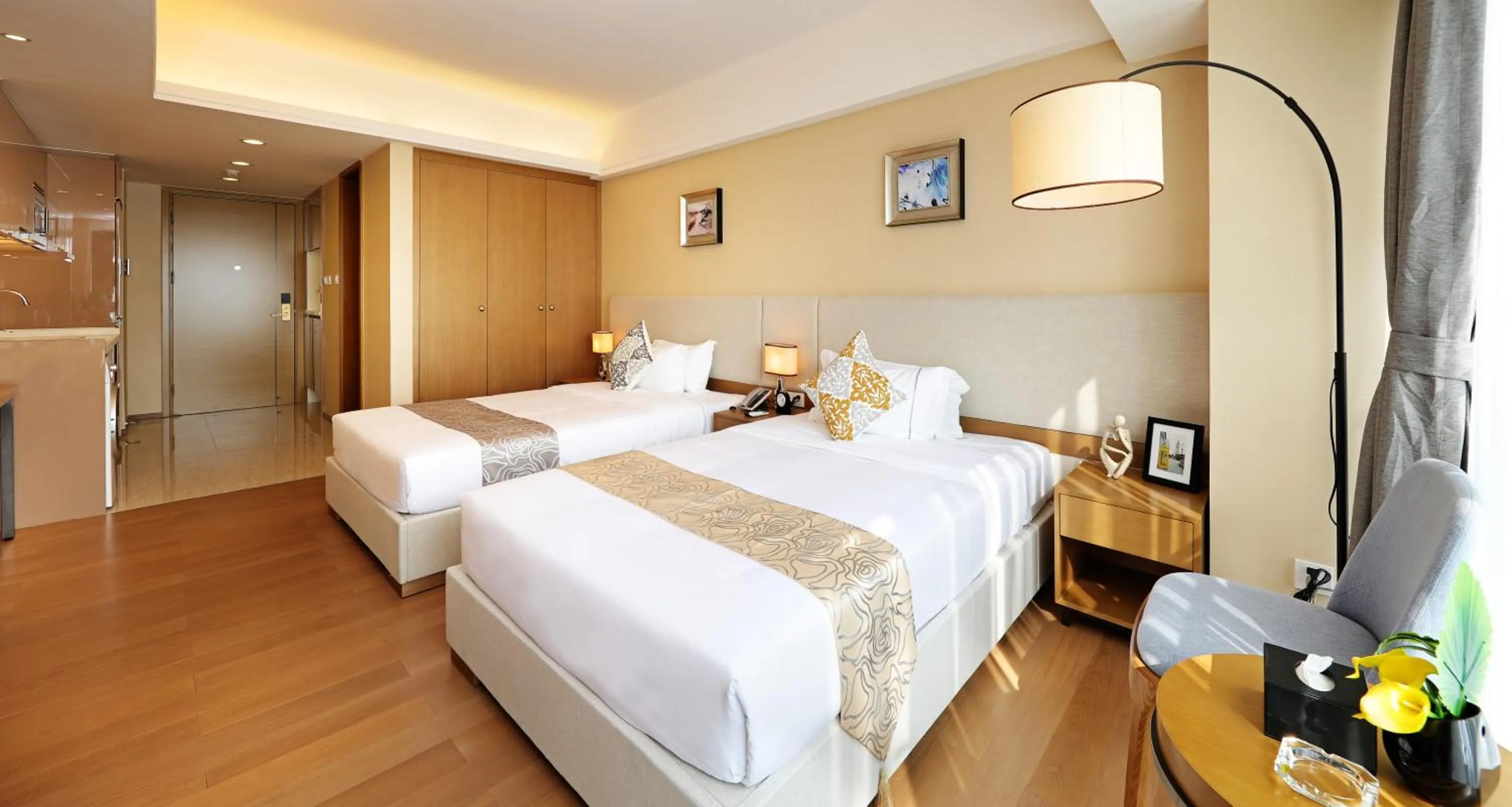 Bed in Yuwa Serviced Residence