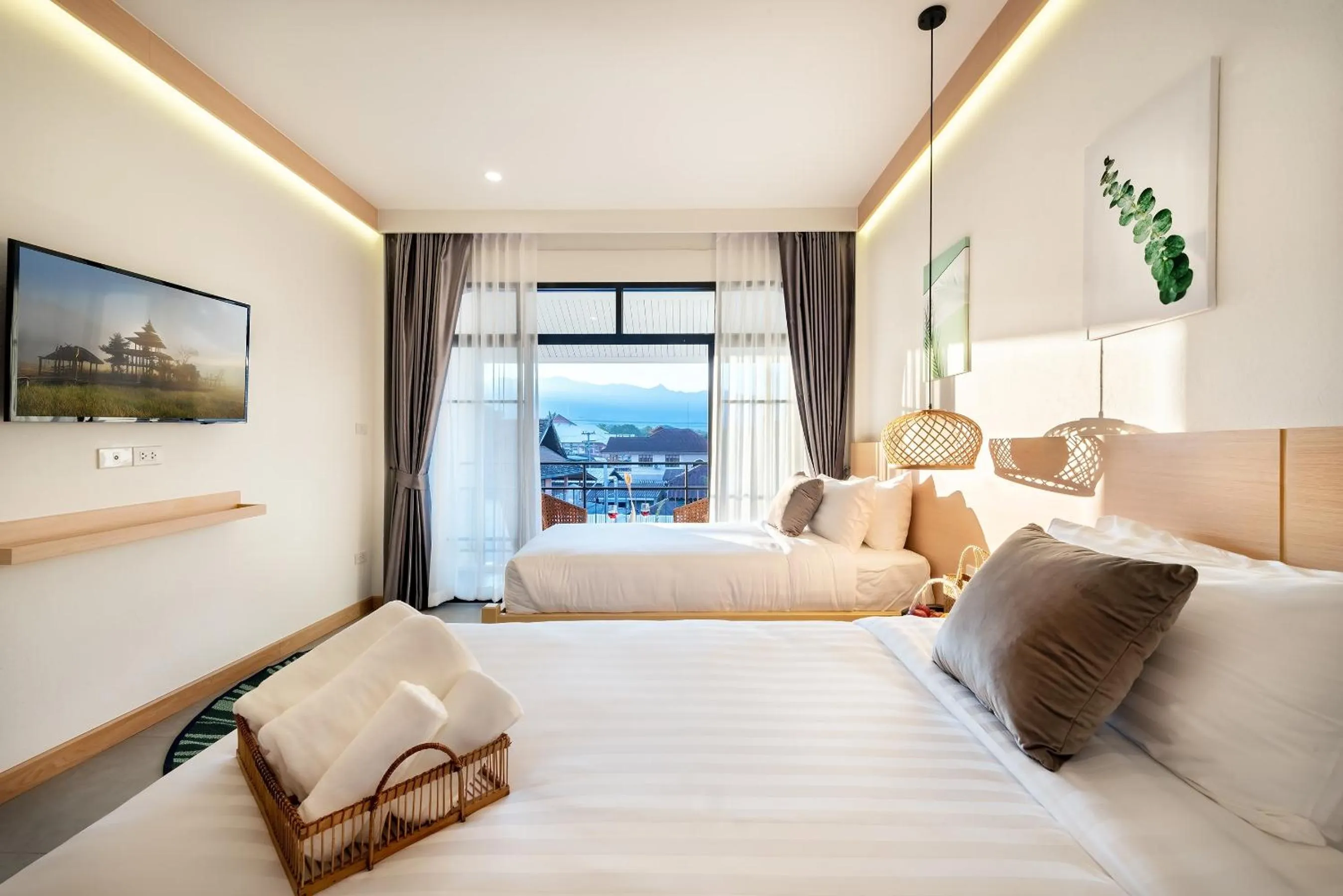 Bed in Ai Pai Hotel - 50m to Pai Walking Street & Night Market