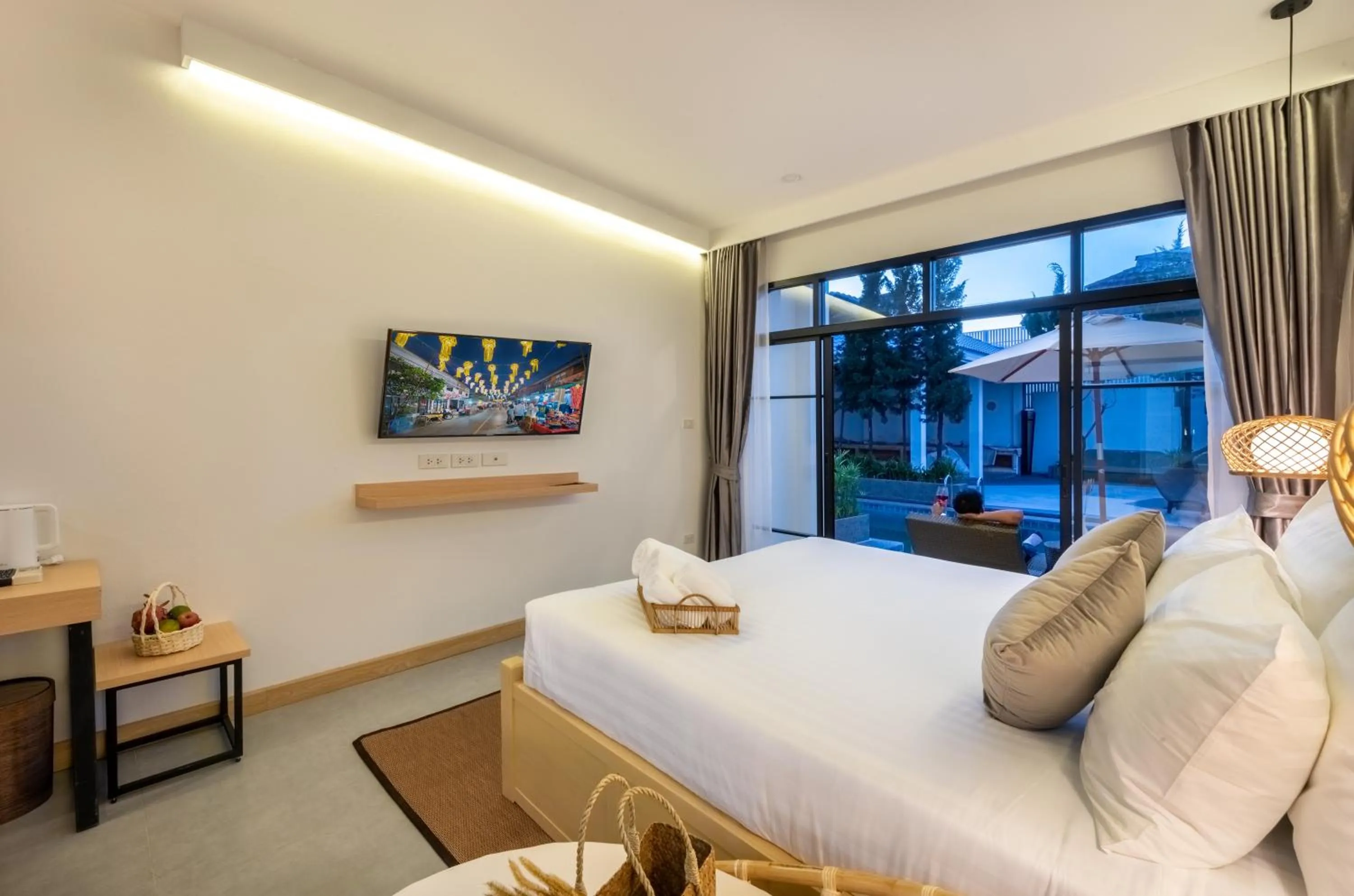 Bed in Ai Pai Hotel - 50m to Pai Walking Street & Night Market