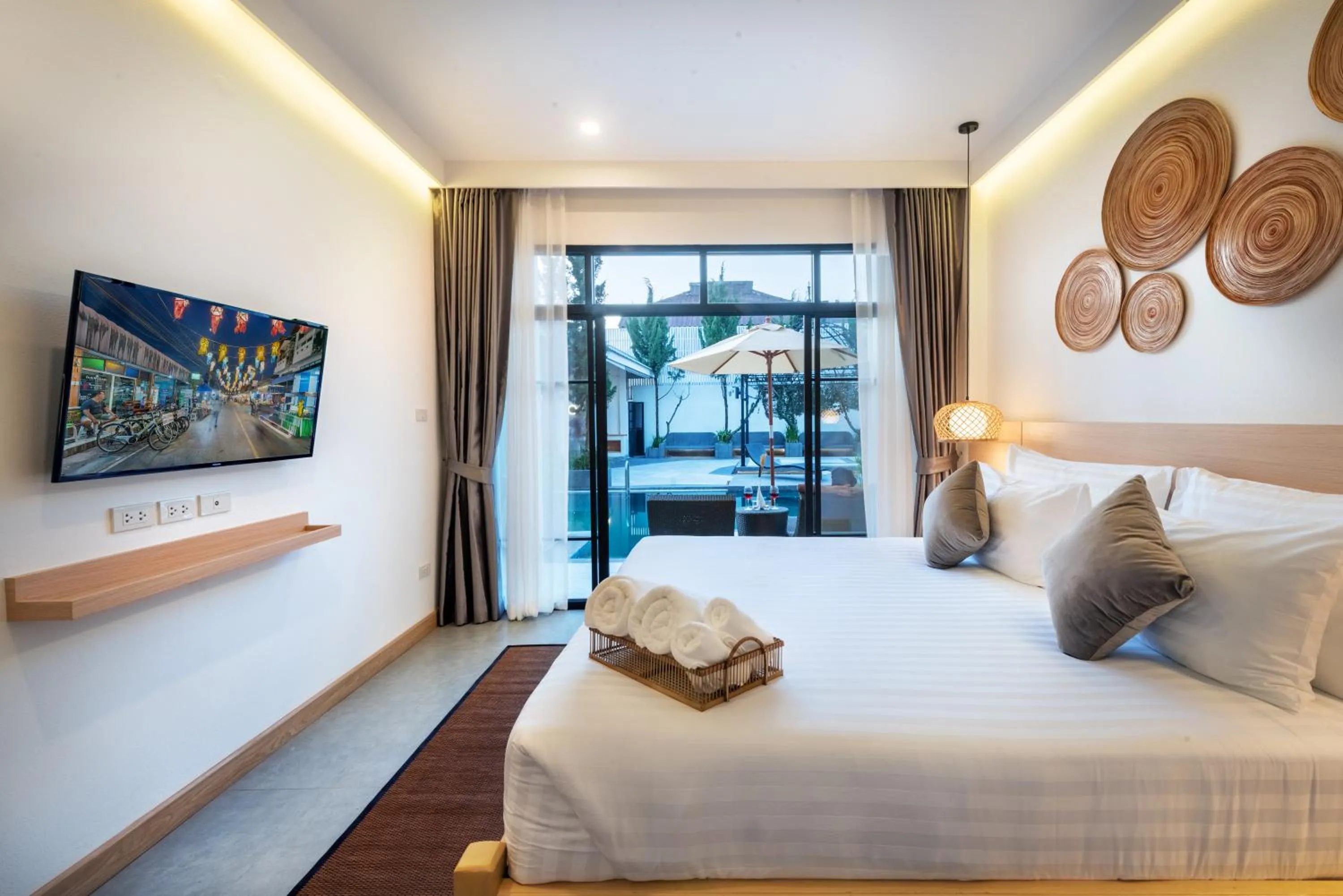 Bed in Ai Pai Hotel - 50m to Pai Walking Street & Night Market