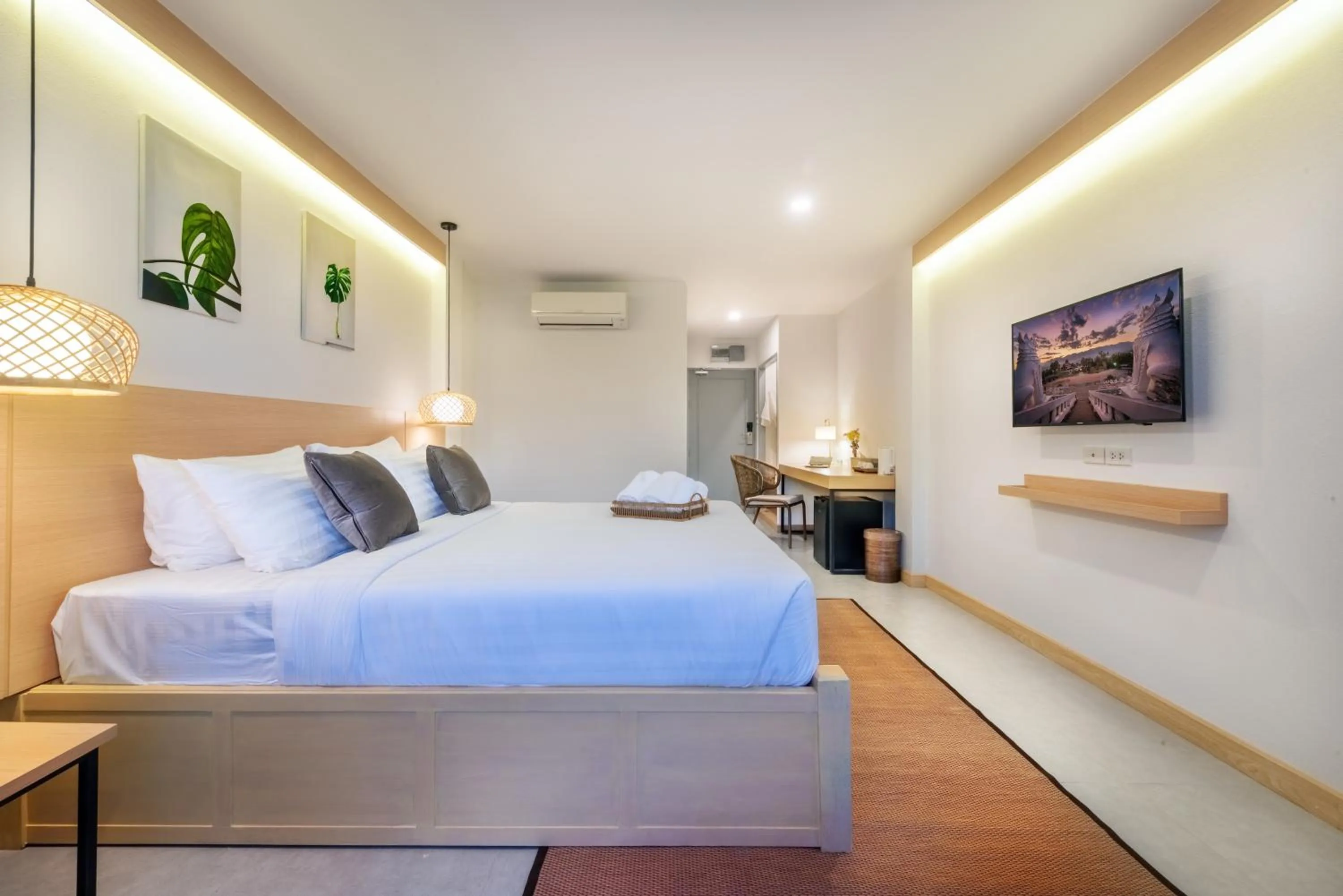 Bed in Ai Pai Hotel - 50m to Pai Walking Street & Night Market