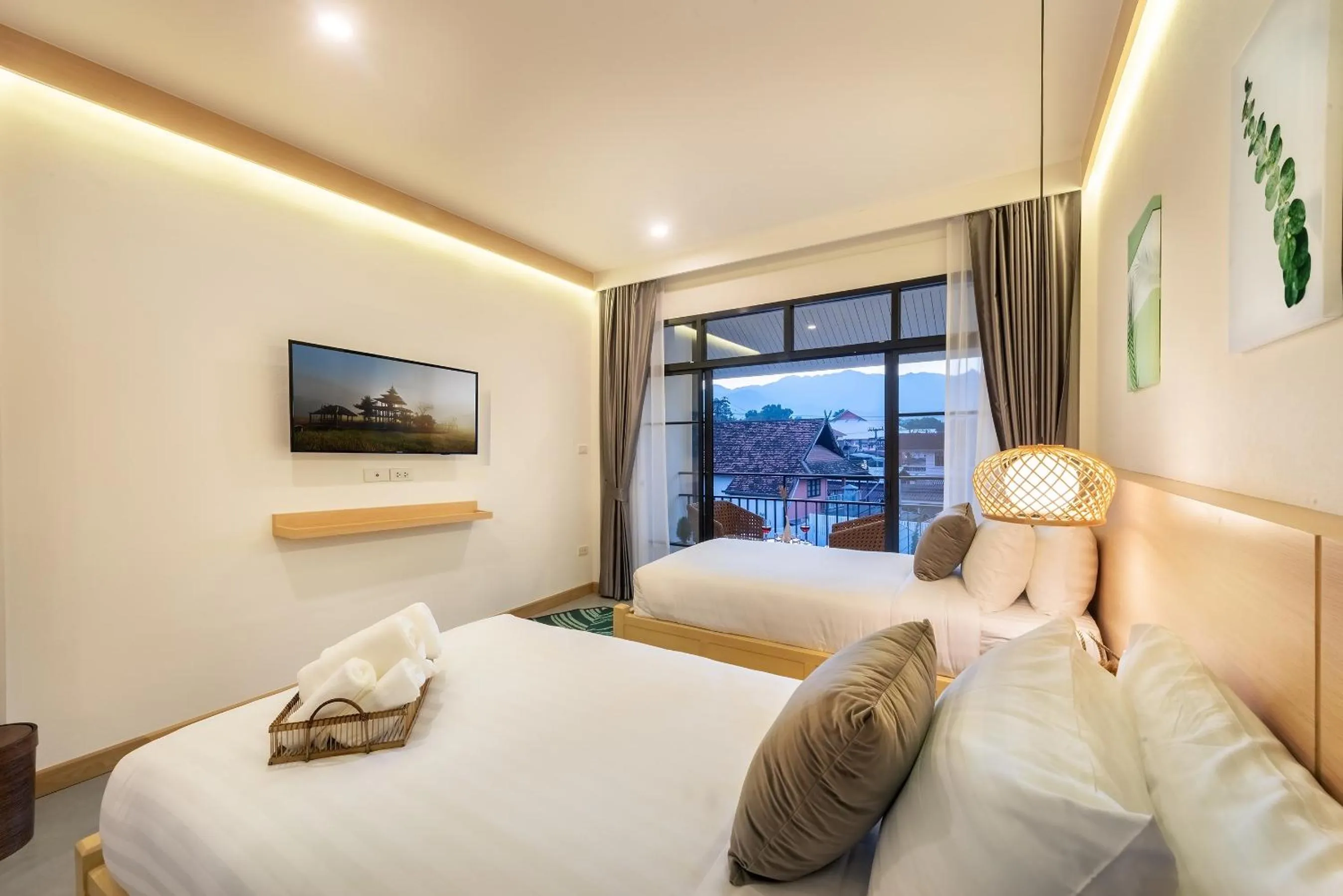 Bed in Ai Pai Hotel - 50m to Pai Walking Street & Night Market