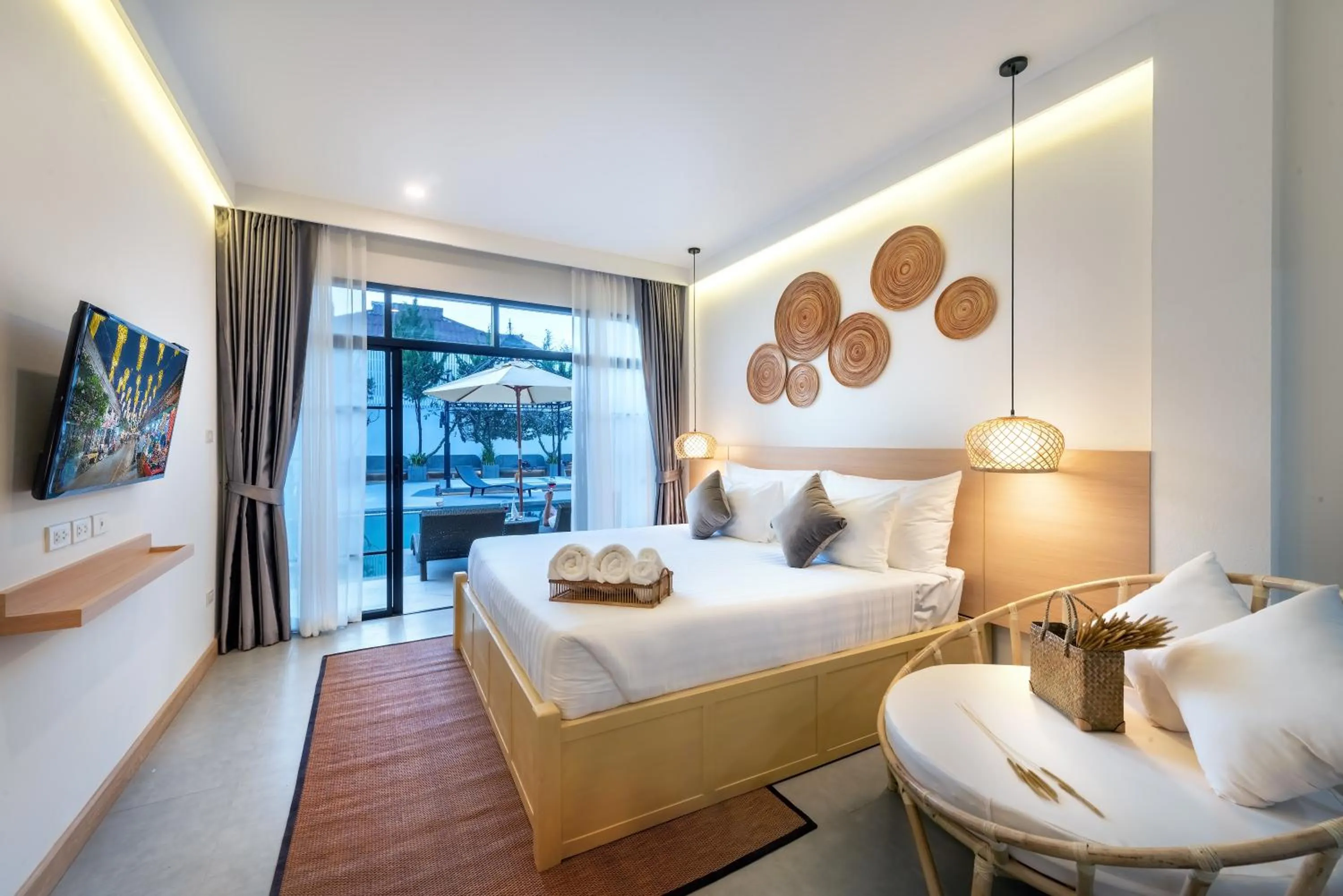 Bed in Ai Pai Hotel - 50m to Pai Walking Street & Night Market