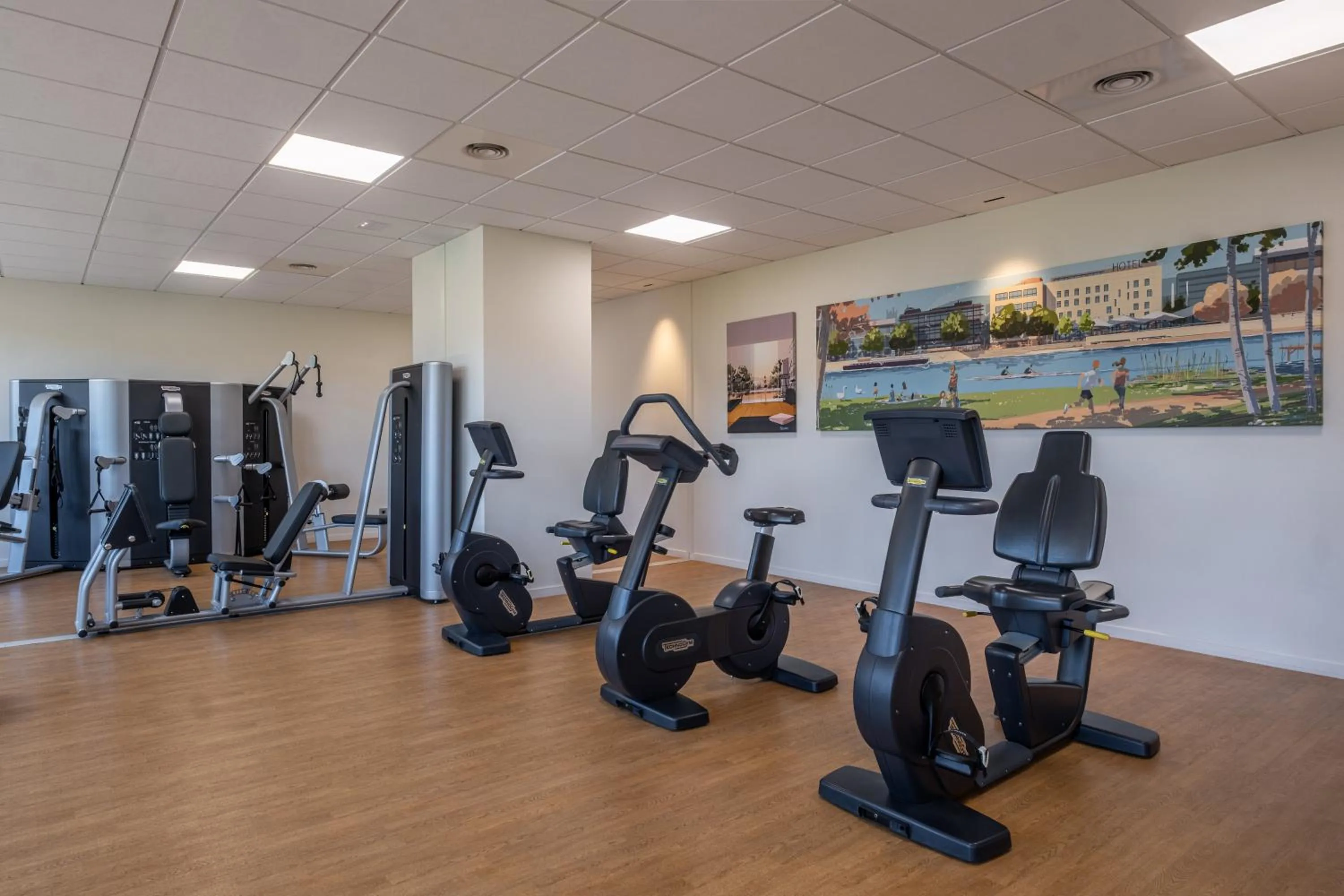 Fitness centre/facilities in Spark by Hilton Lyon Park Saone