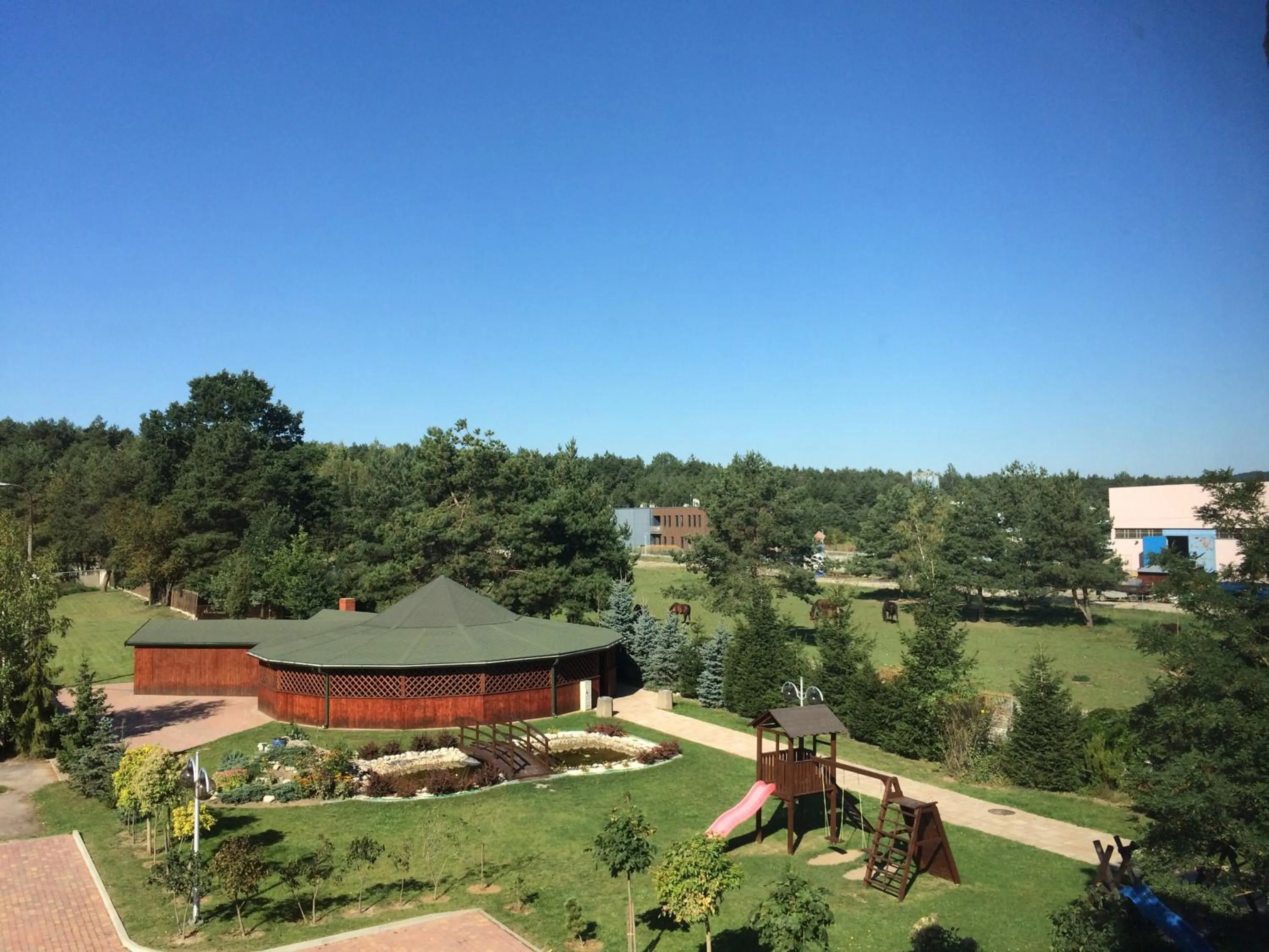 Garden in Hotel DYMINY