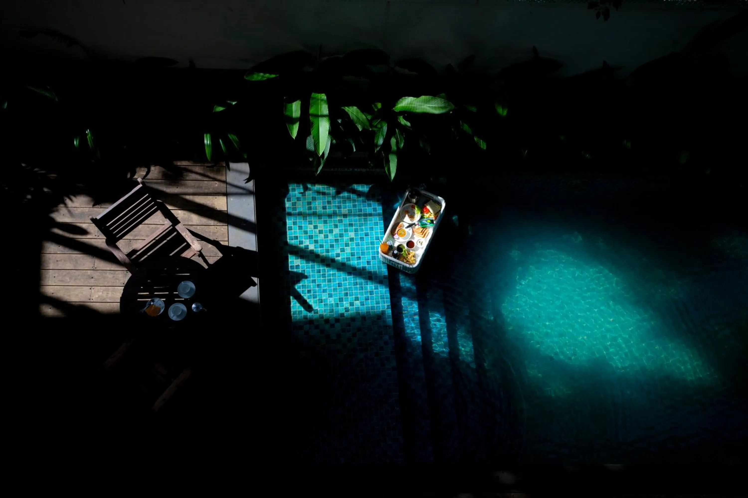 Swimming pool in Riva Boutique Apartments