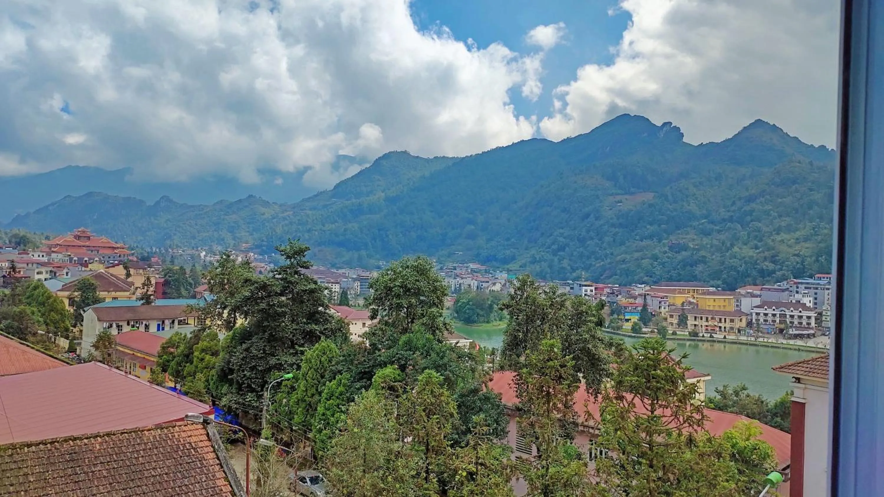 City view in Venus Sapa Hostel