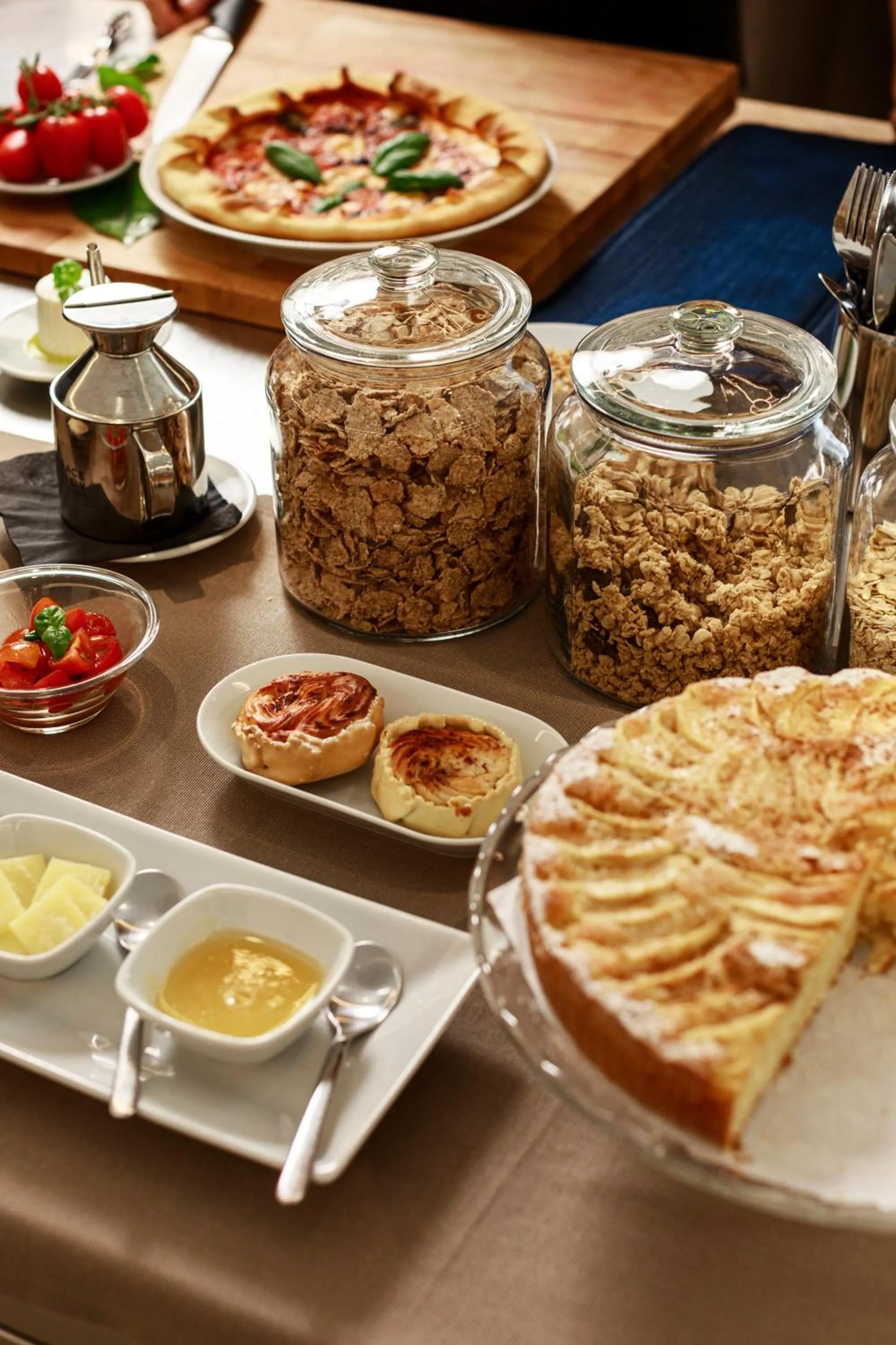 Buffet breakfast in Embrace Sicily Guest House