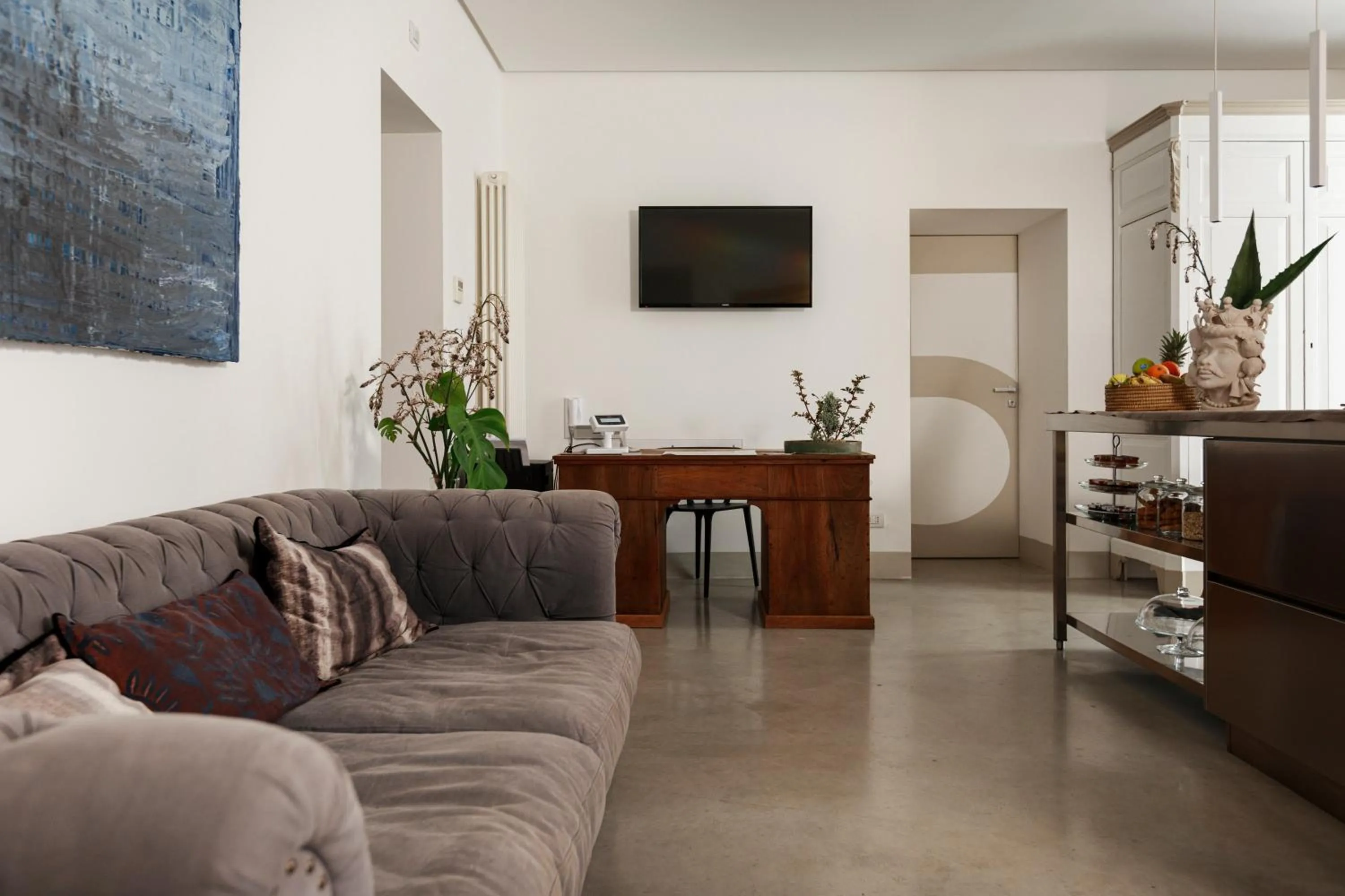 Living room in Embrace Sicily Guest House