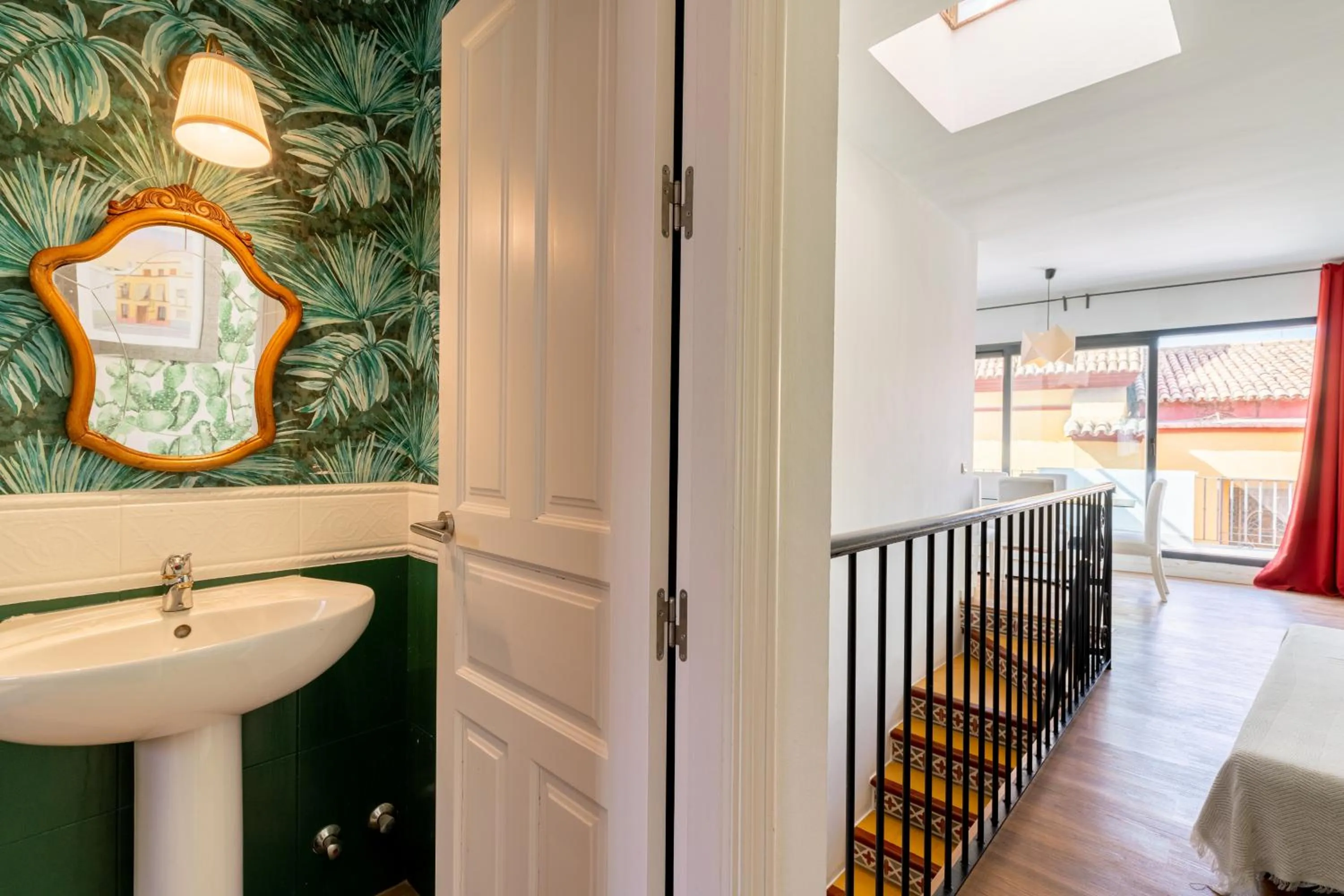 Bed in HOUSE SEVILLANA 6 habitaciones