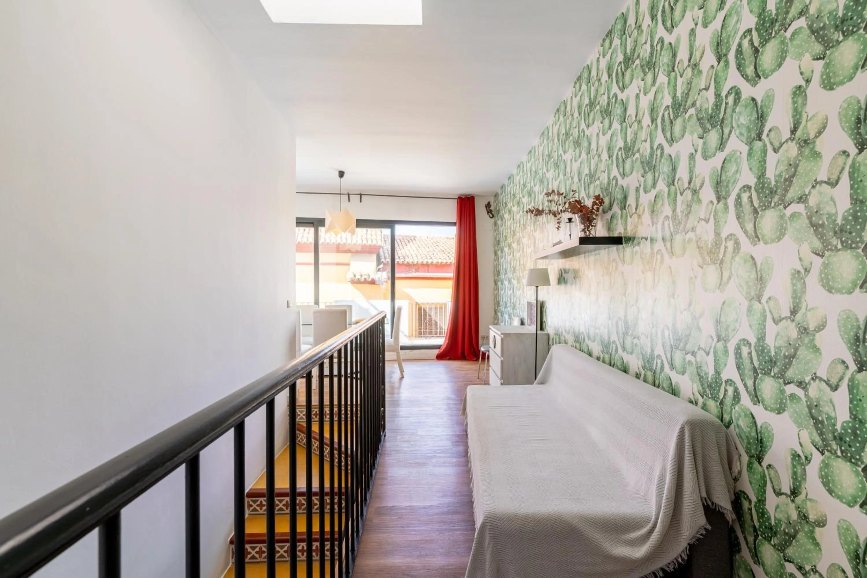 Bed in HOUSE SEVILLANA 6 habitaciones