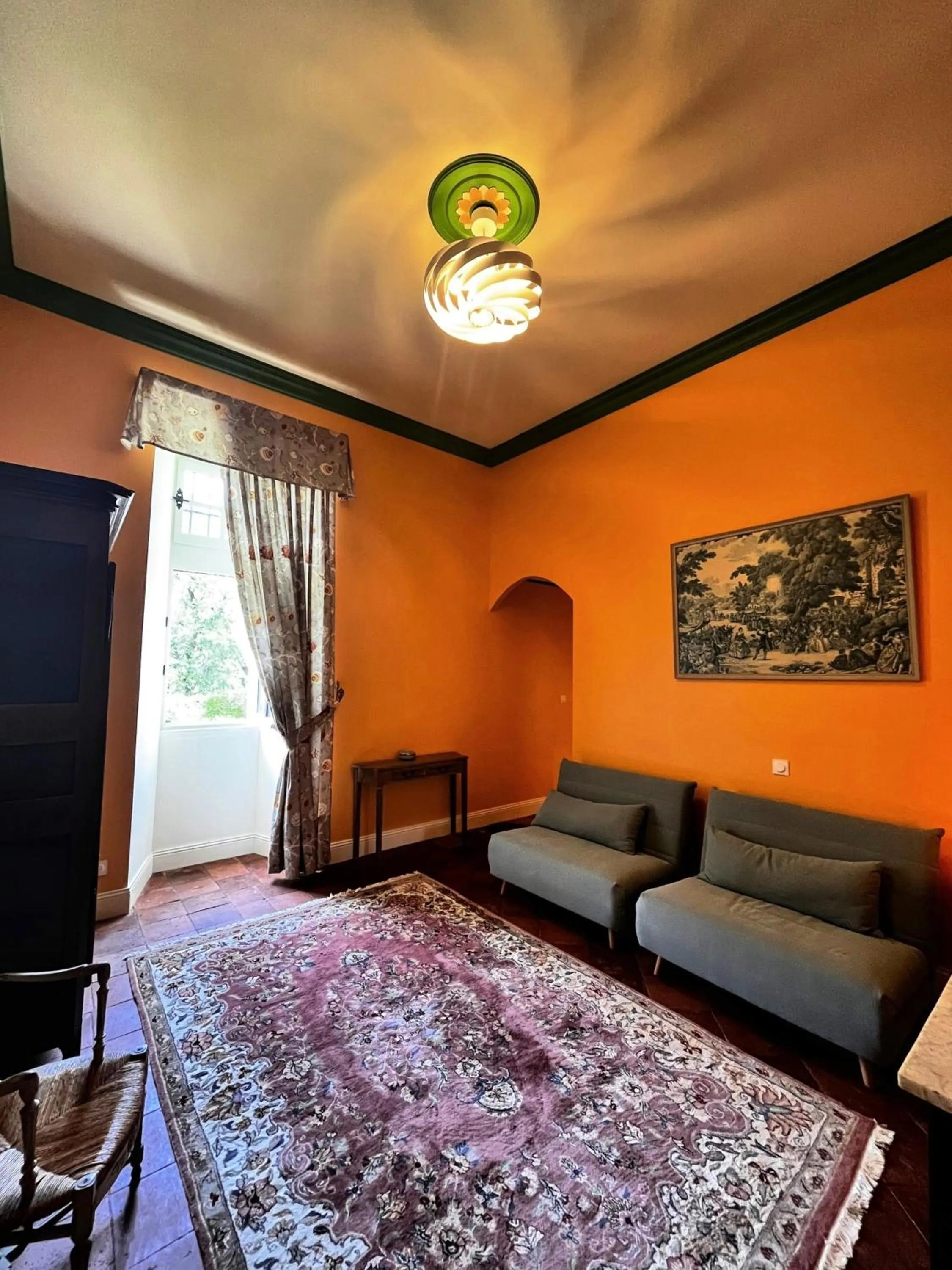 Living room in Château de Rousson