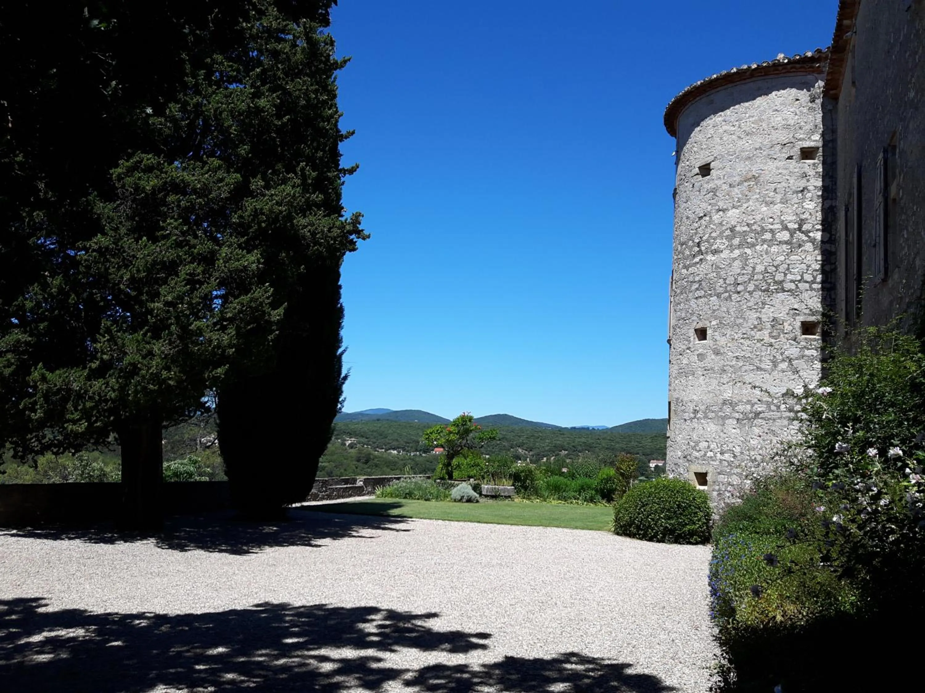 Garden in Château de Rousson