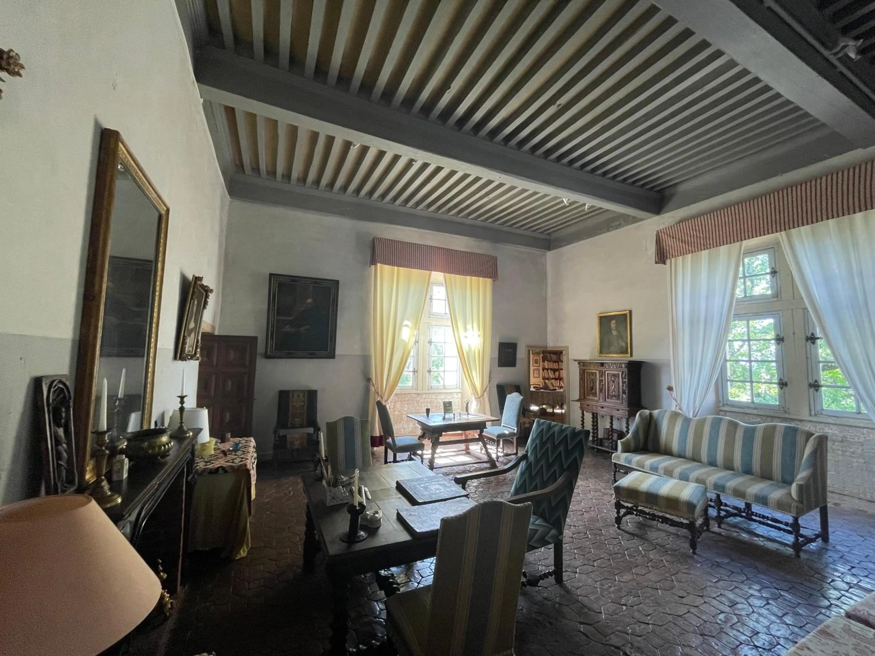 View (from property/room) in Château de Rousson