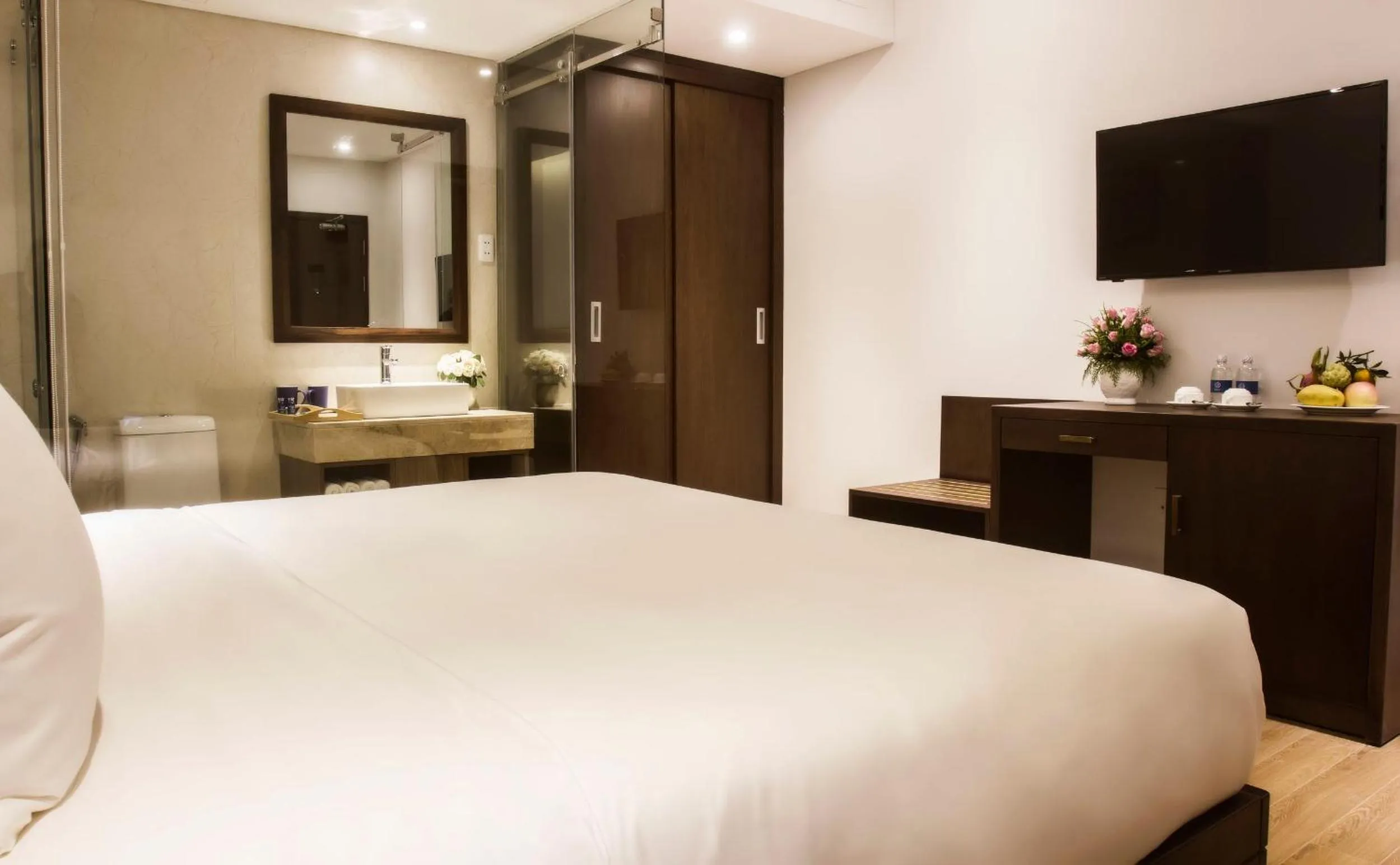 Bedroom, Bed in Di lusso Boutique Hotel Riverside Danang