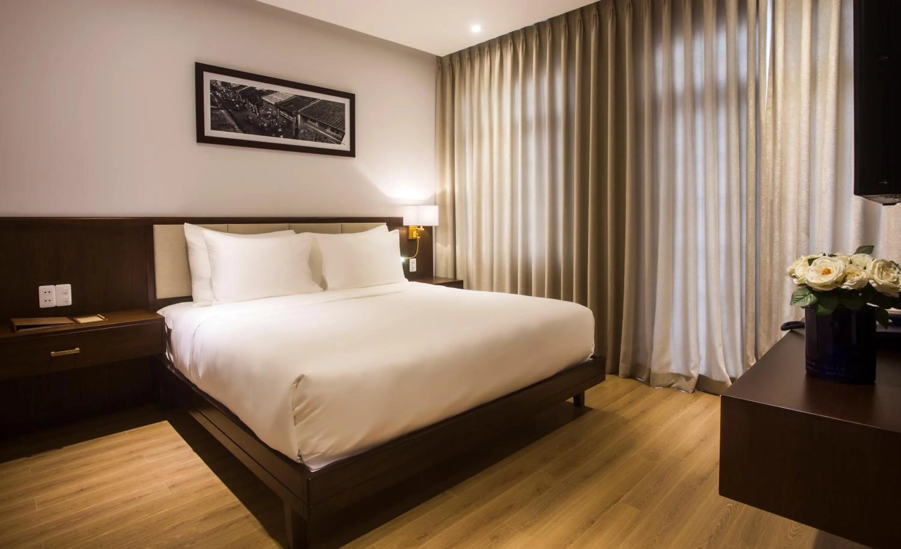 Bed in Di lusso Boutique Hotel Riverside Danang