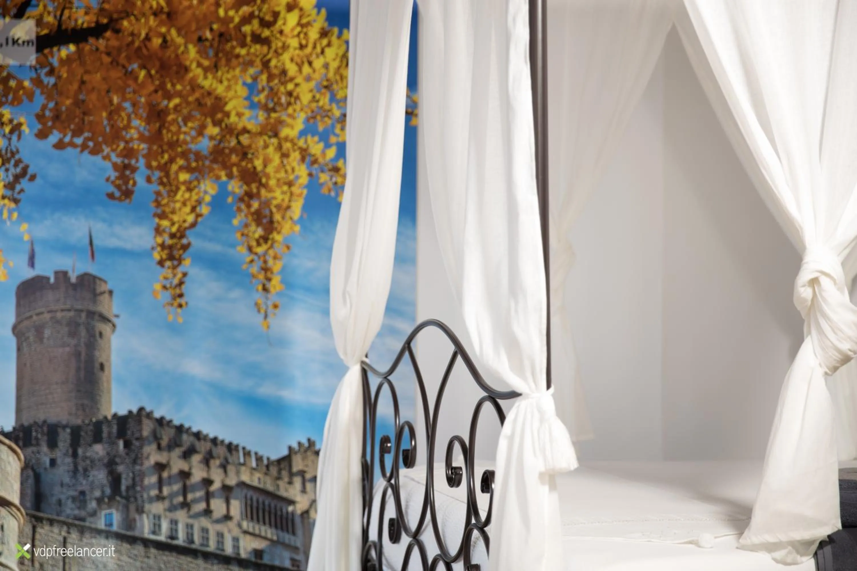 Decorative detail in B&B Gli Scorci di Trento