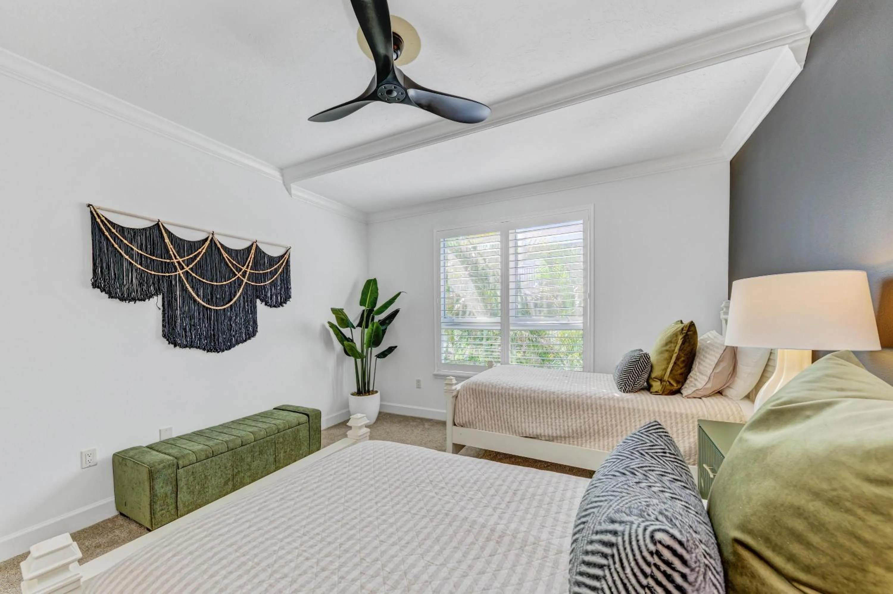 Bed in Anna Maria Island Beach Palace