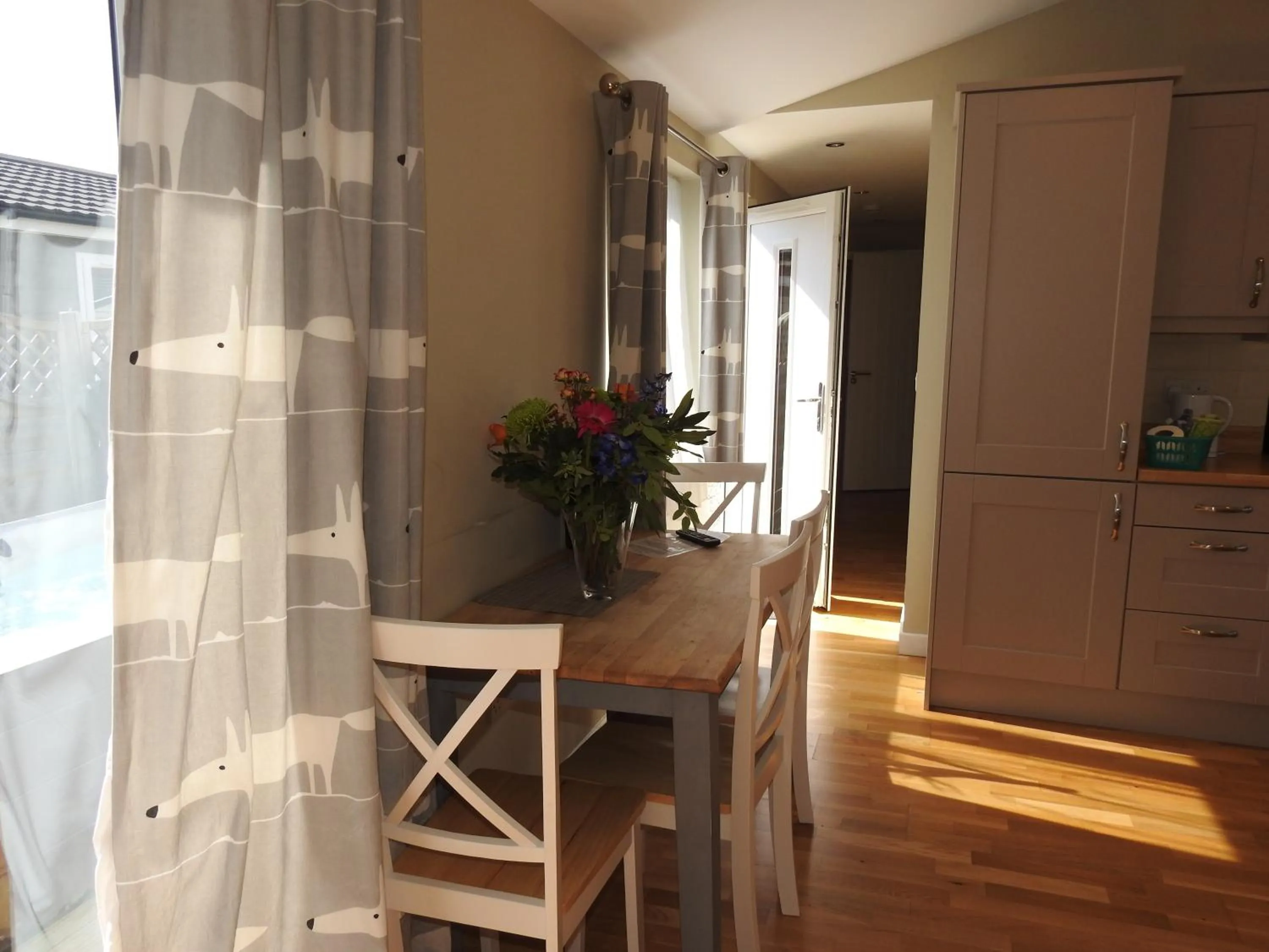 Dining area in Golden Cross Holiday Park