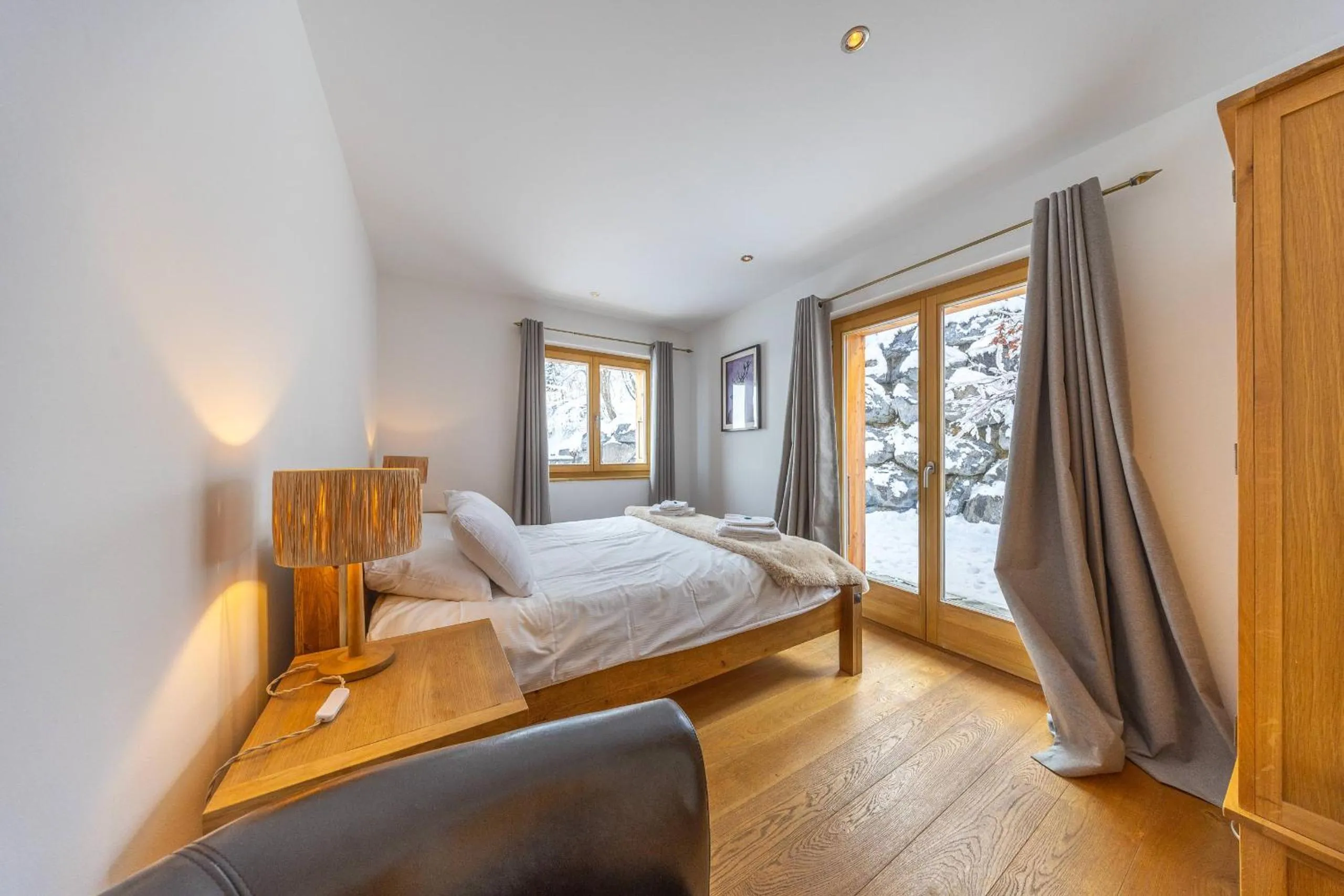 Bed in Chalet Enchanteur
