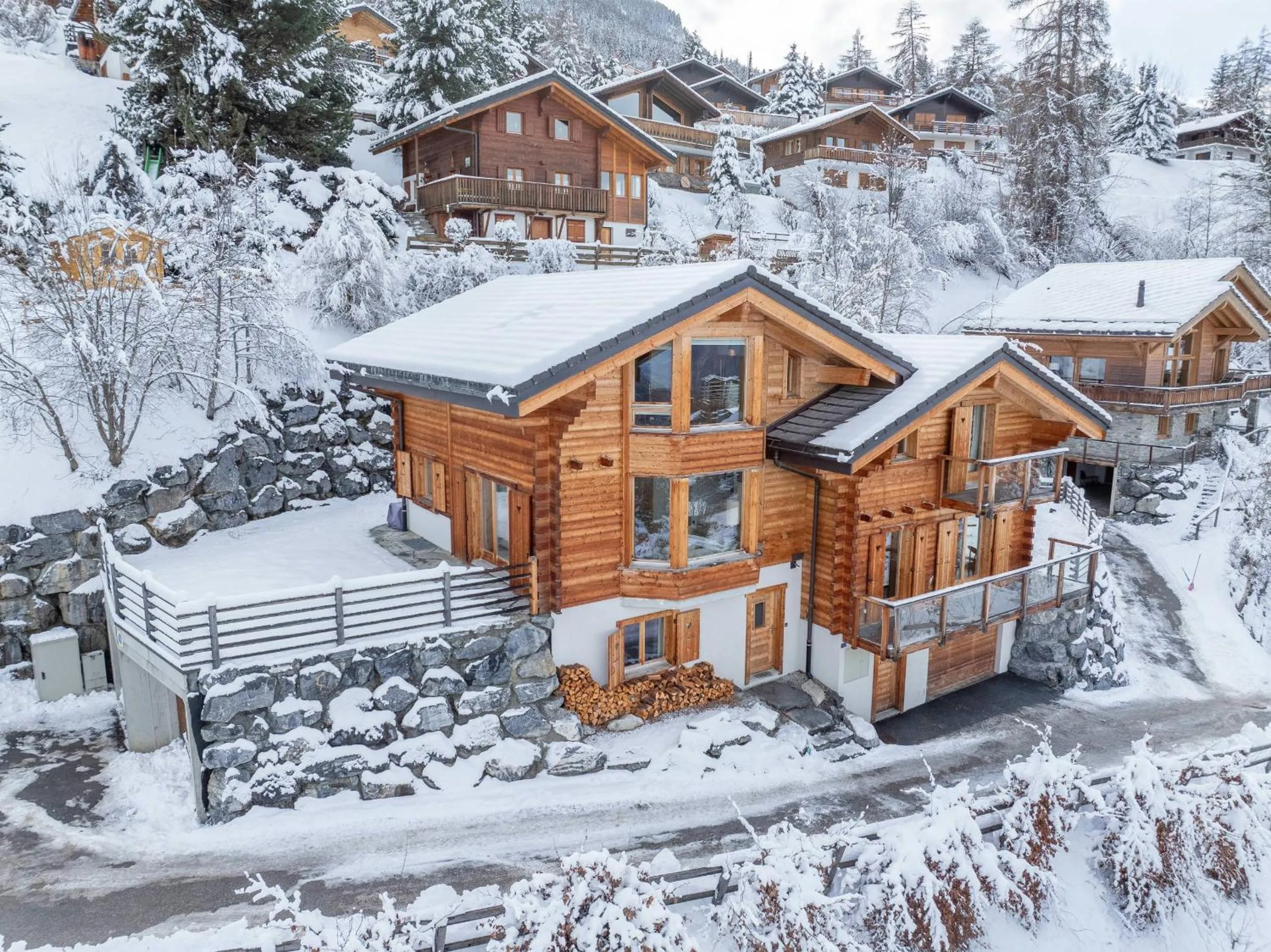 Property building in Chalet Enchanteur