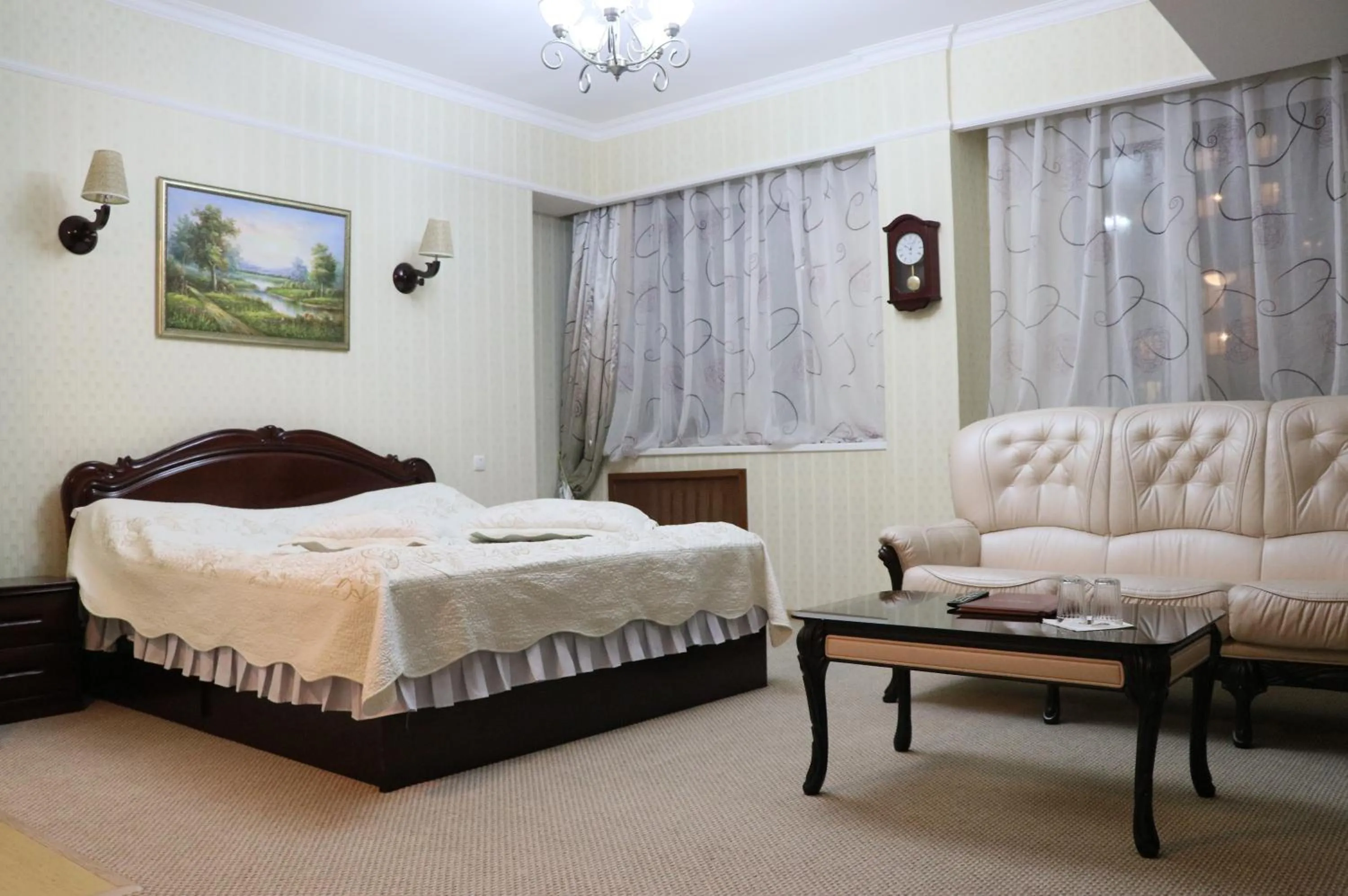 Bed in Hotel Botakoz