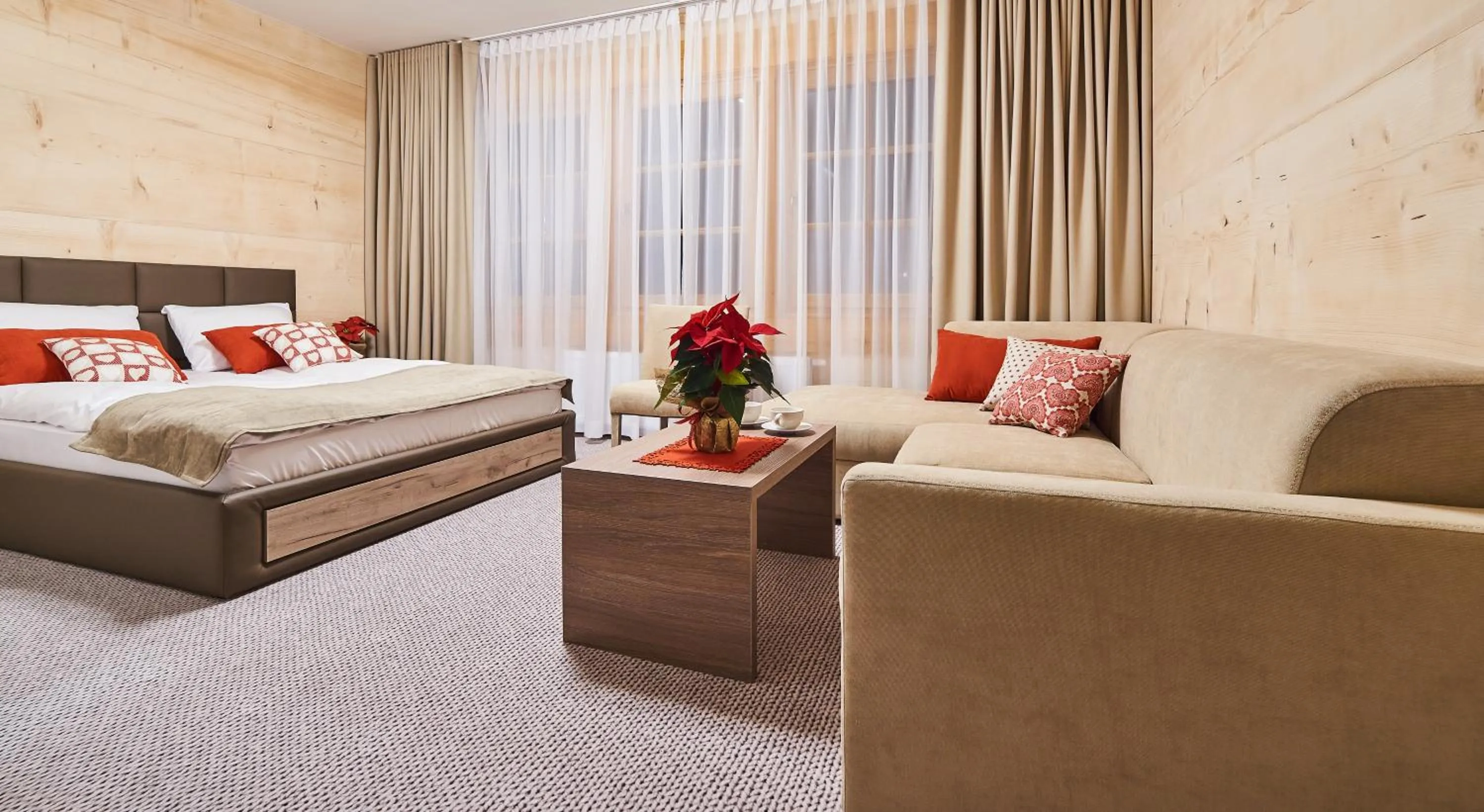 Decorative detail, Bed in Tatrzański Bór Apartamenty