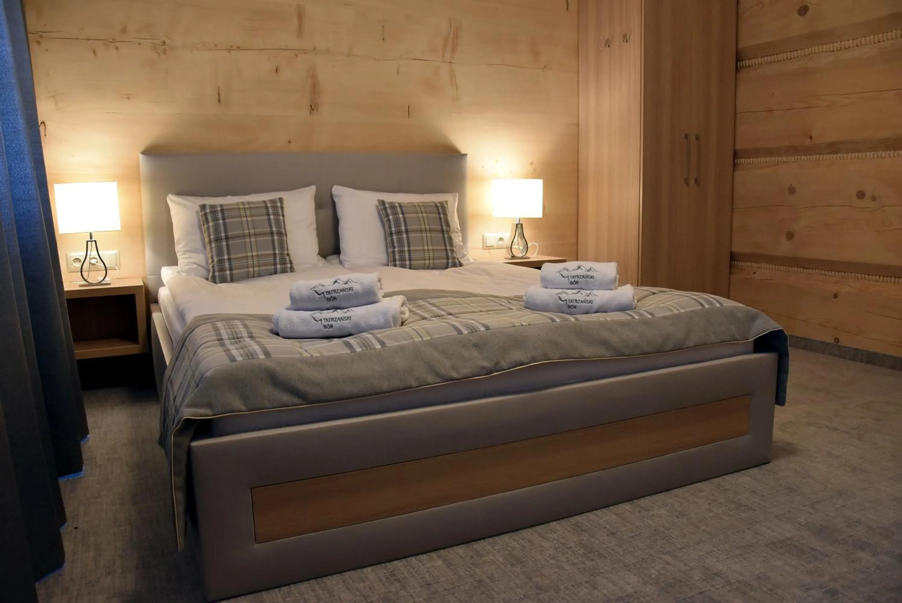 Bed in Tatrzański Bór Apartamenty