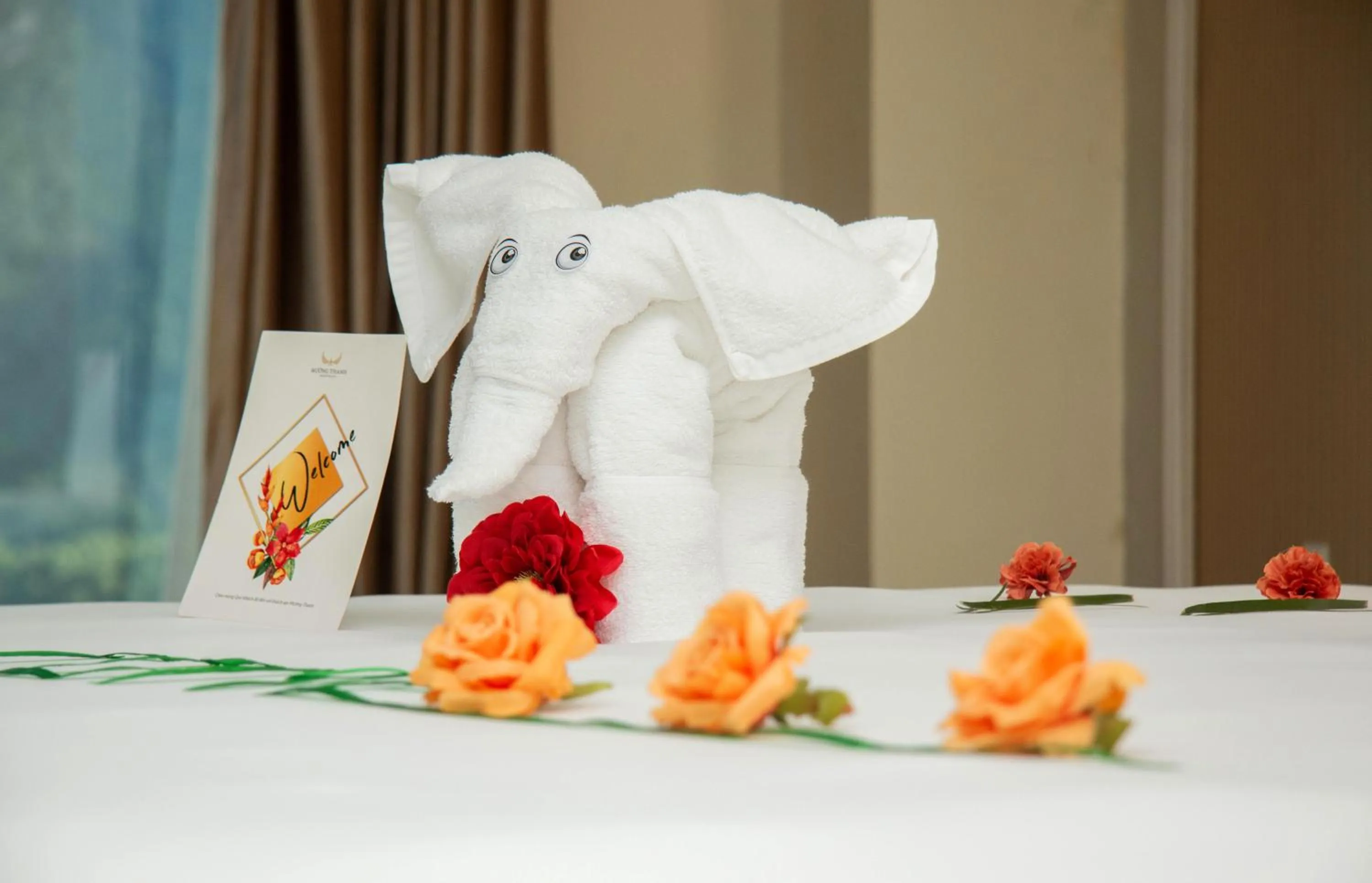 Decorative detail in Muong Thanh Holiday Con Cuong