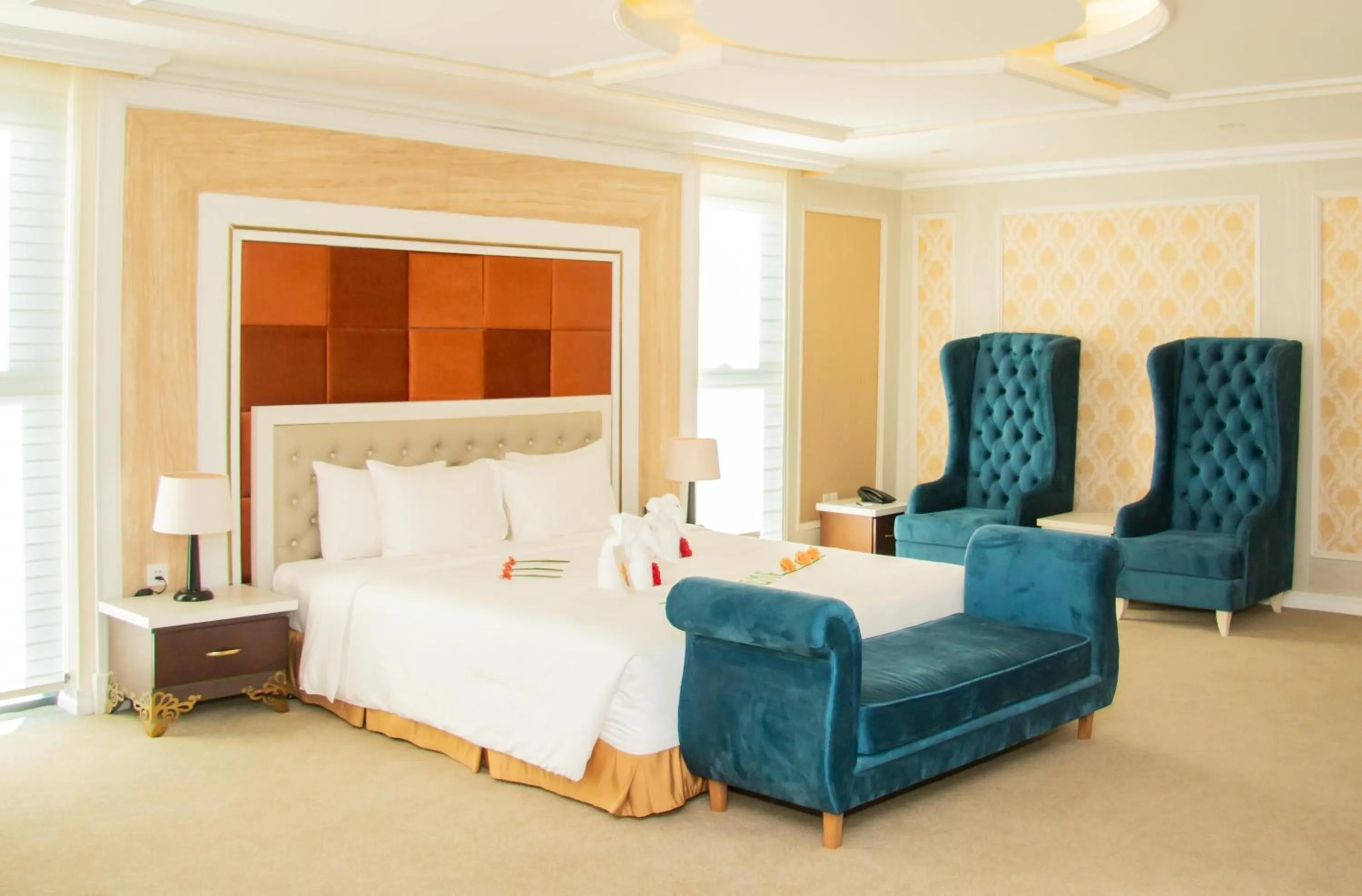 Bedroom, Bed in Muong Thanh Holiday Con Cuong