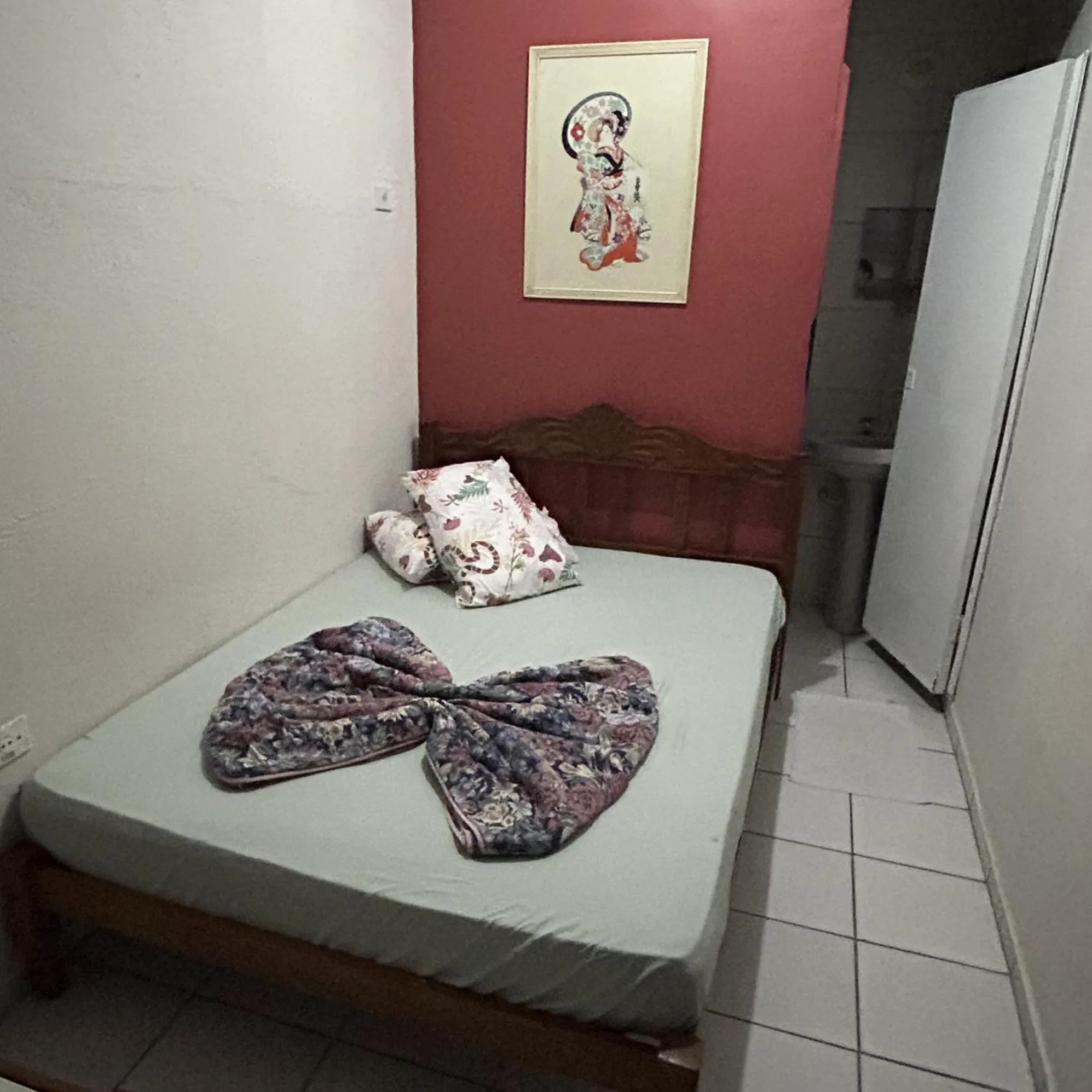 Bed in Pousada Orquidário