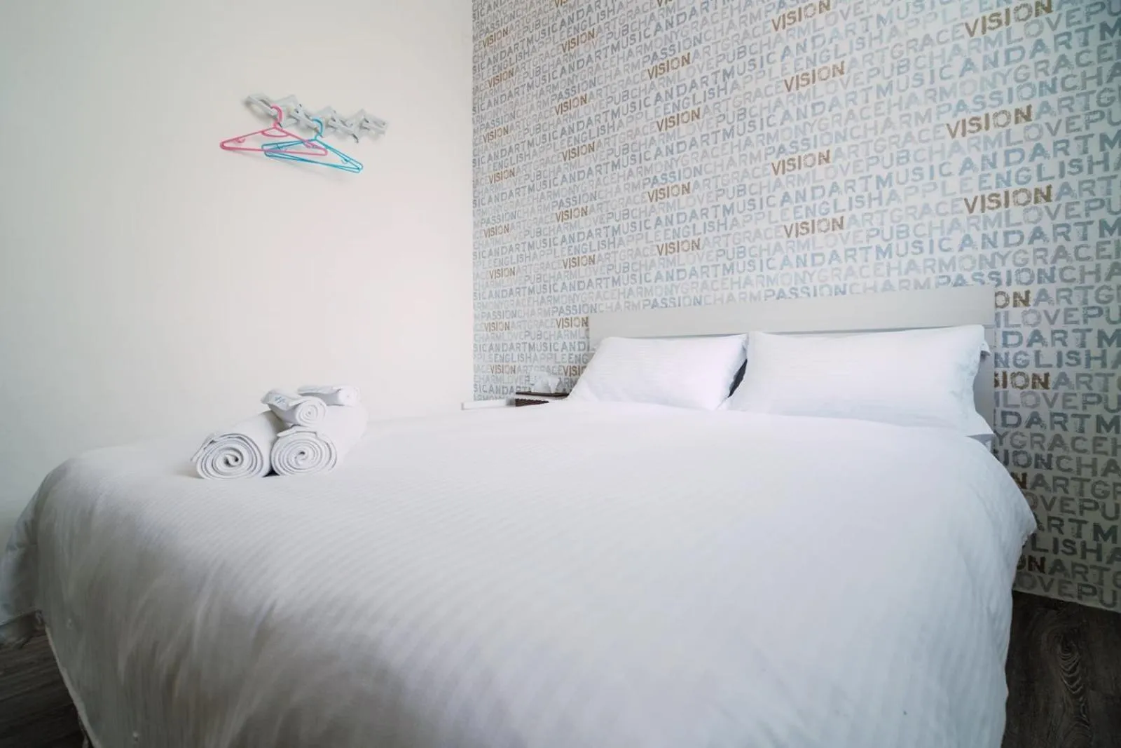 Bed in Tainan Anping House