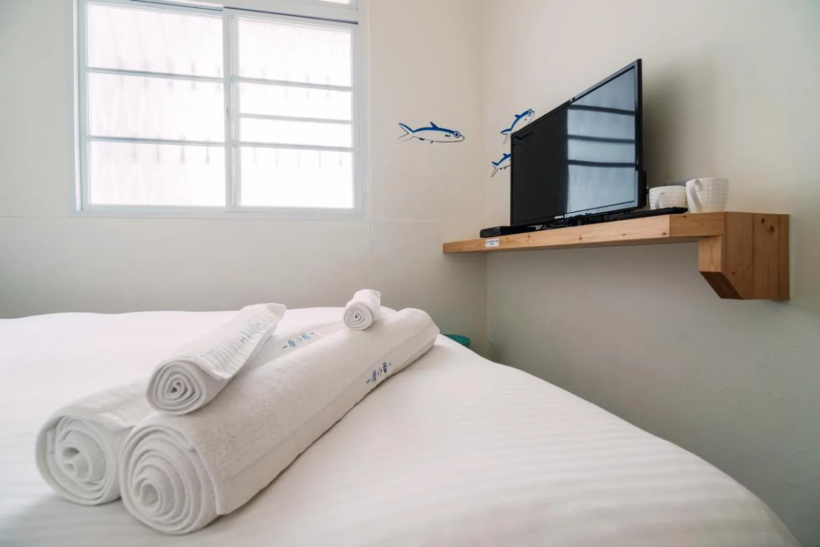 Bed in Tainan Anping House