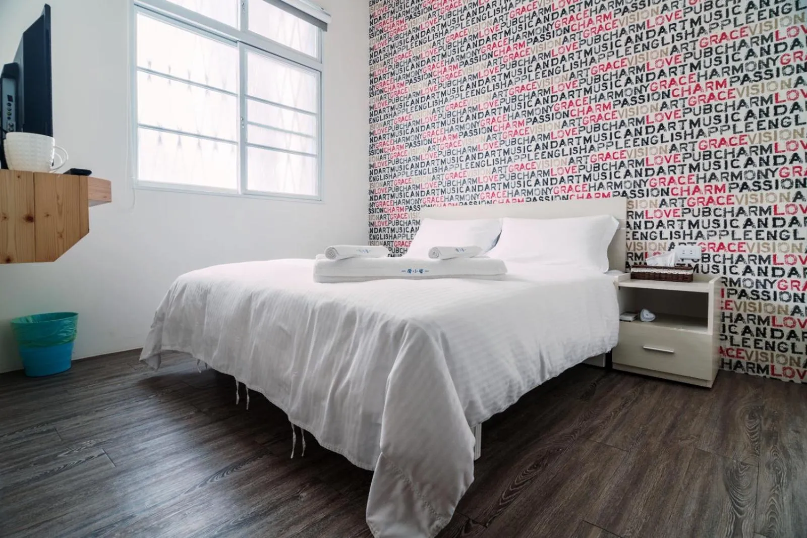 Bed in Tainan Anping House