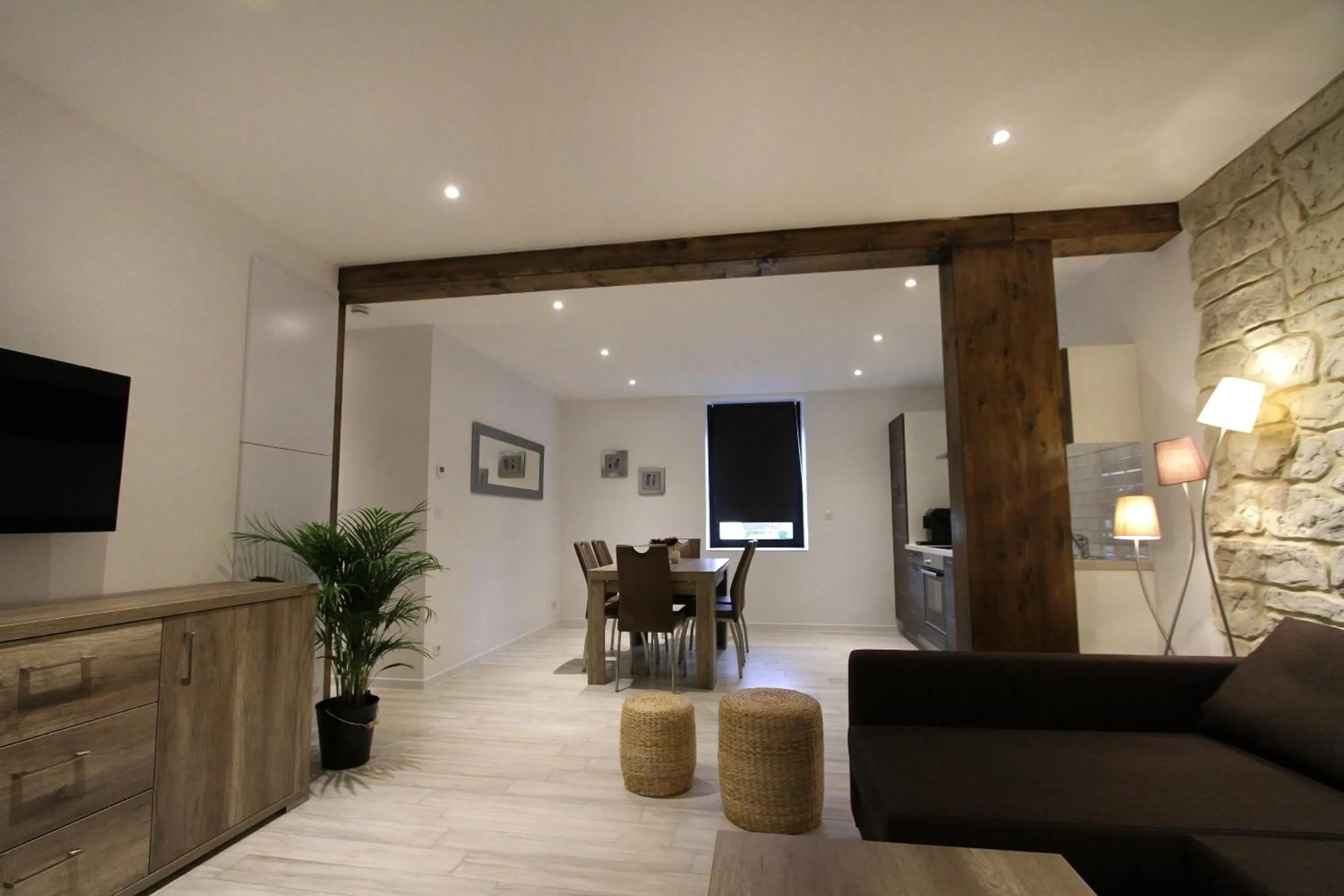 Kitchen or kitchenette in Le Moulin d'Oscar & Spa - Mulhouse Nord