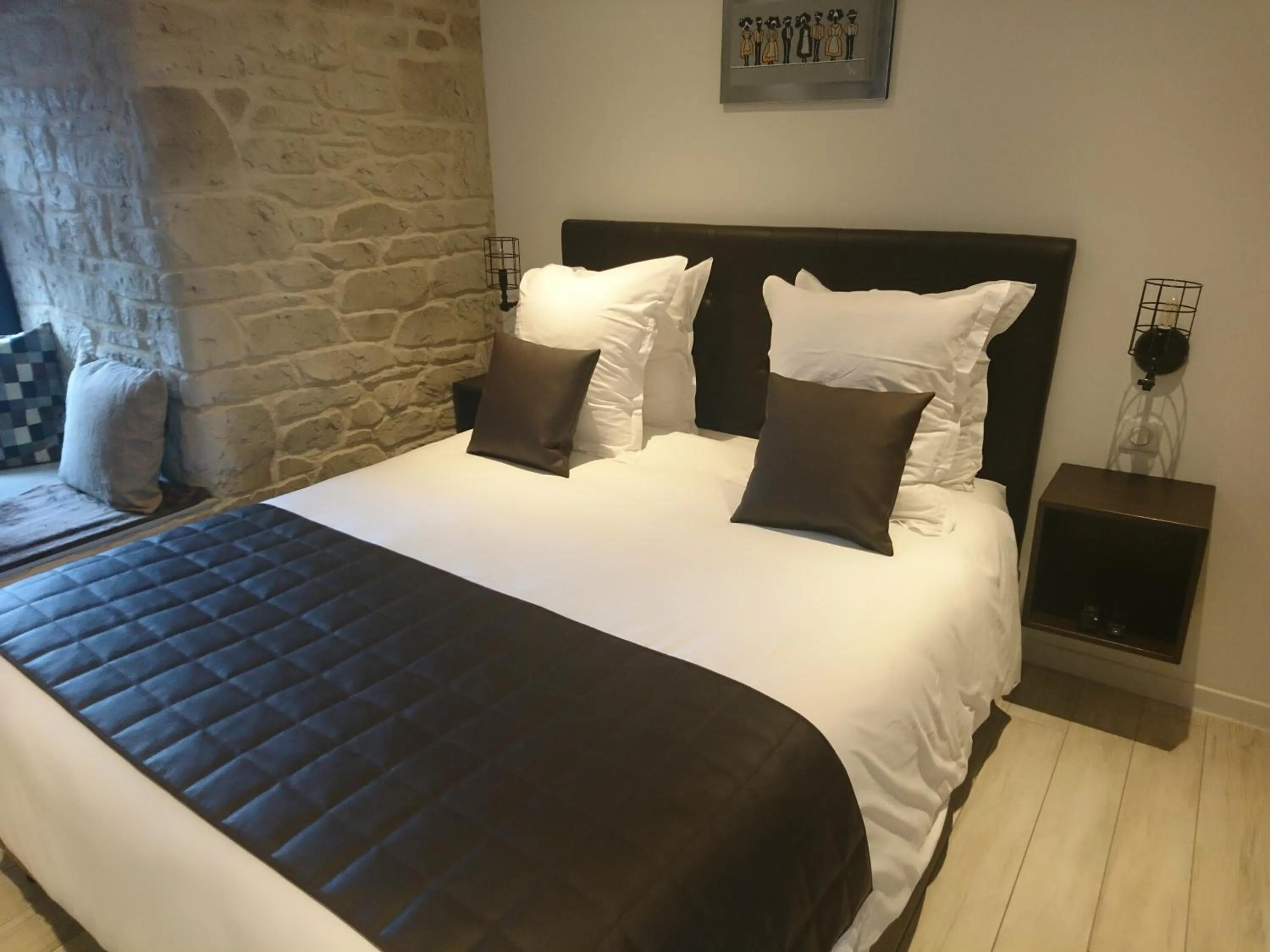 Bed in Le Moulin d'Oscar & Spa - Mulhouse Nord