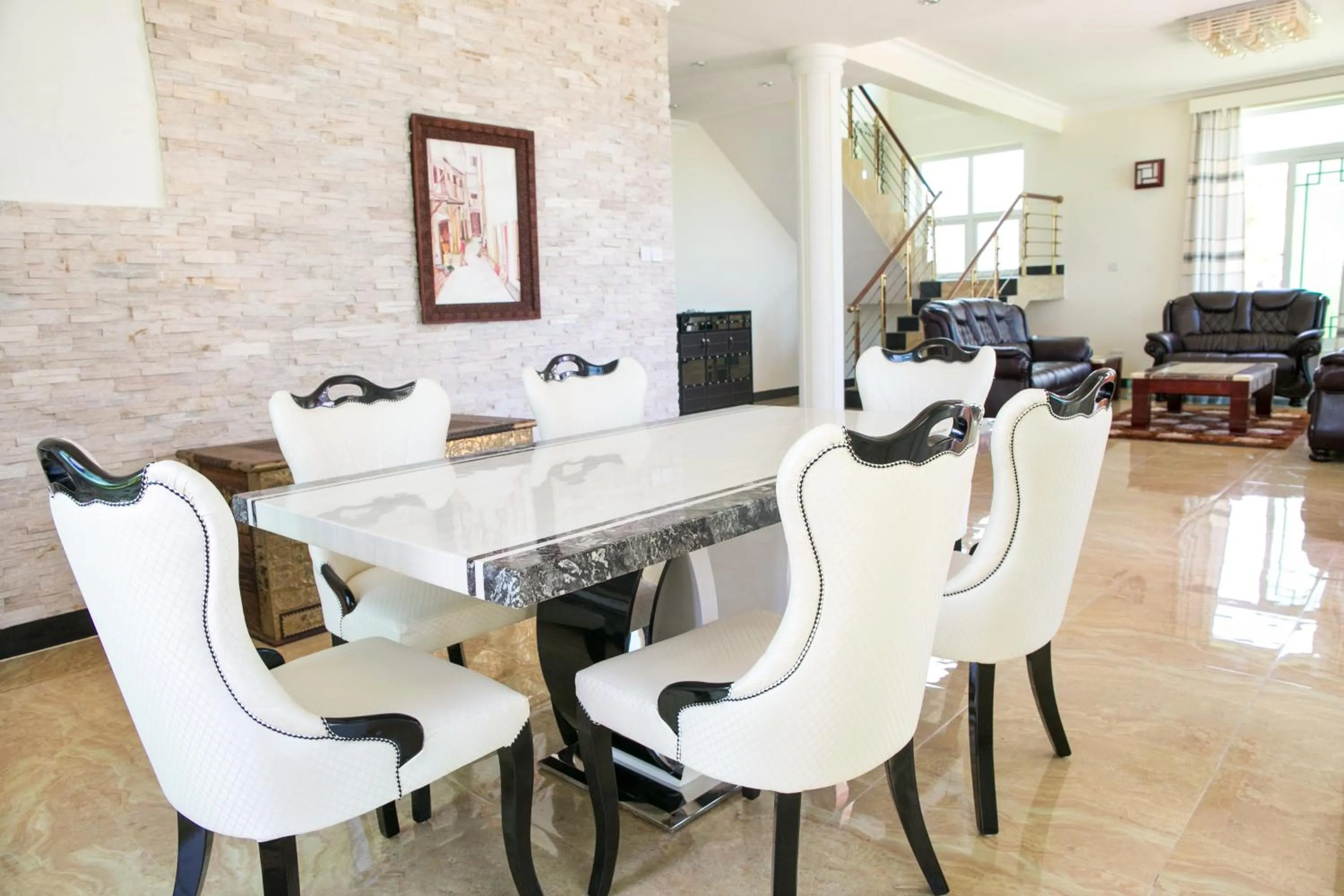 Living room in Royal Cliff Zanzibar